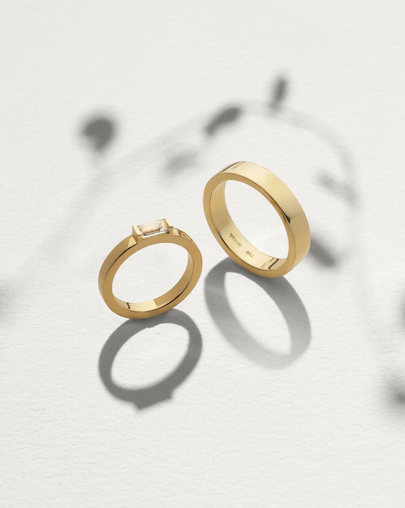 Meant to Be His True Love Band - 18kt Yellow Gold