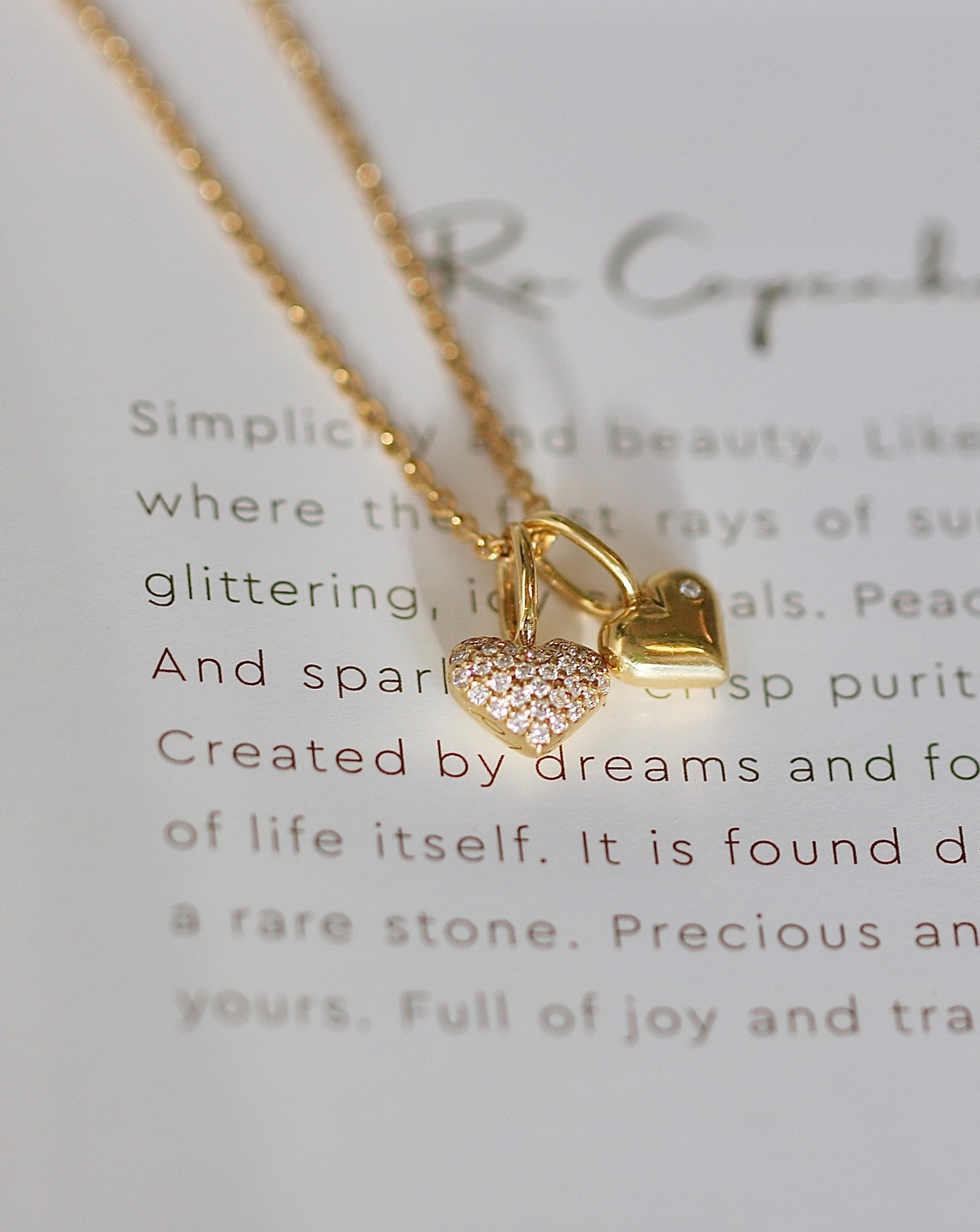 Symbols My Heart Pendant - 18kt Yellow Gold