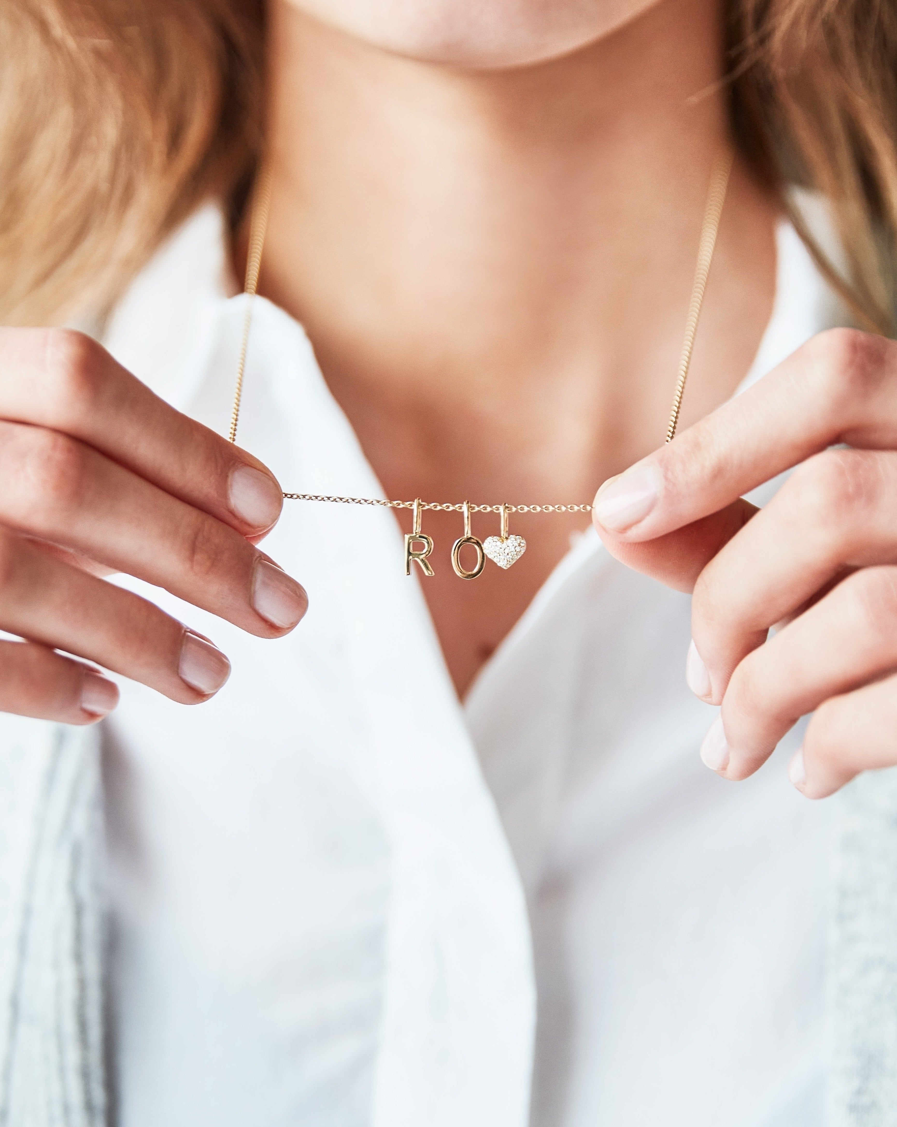 My K Pendant - 18kt Yellow Gold