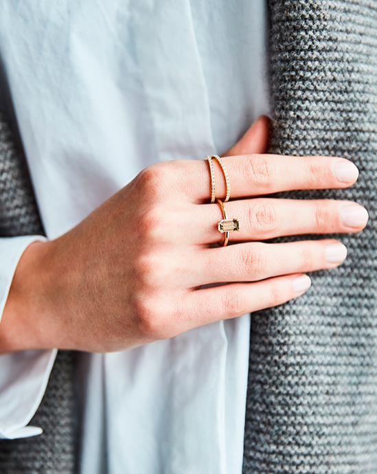 Nord Purity Ring Turned - 18kt Yellow Gold