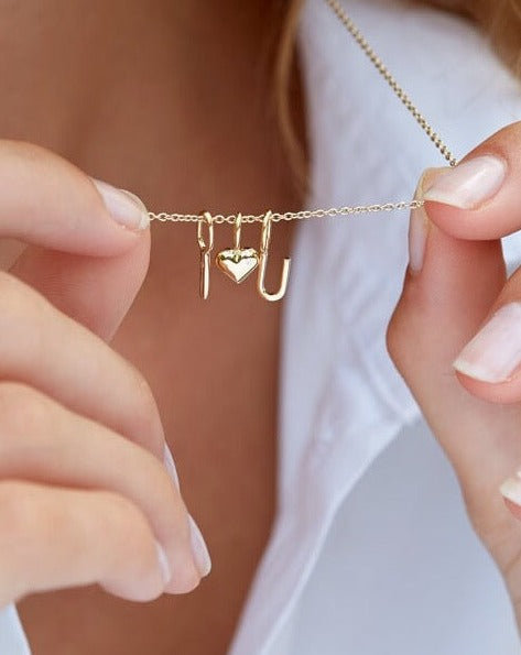 My D Pendant - 18kt Yellow Gold