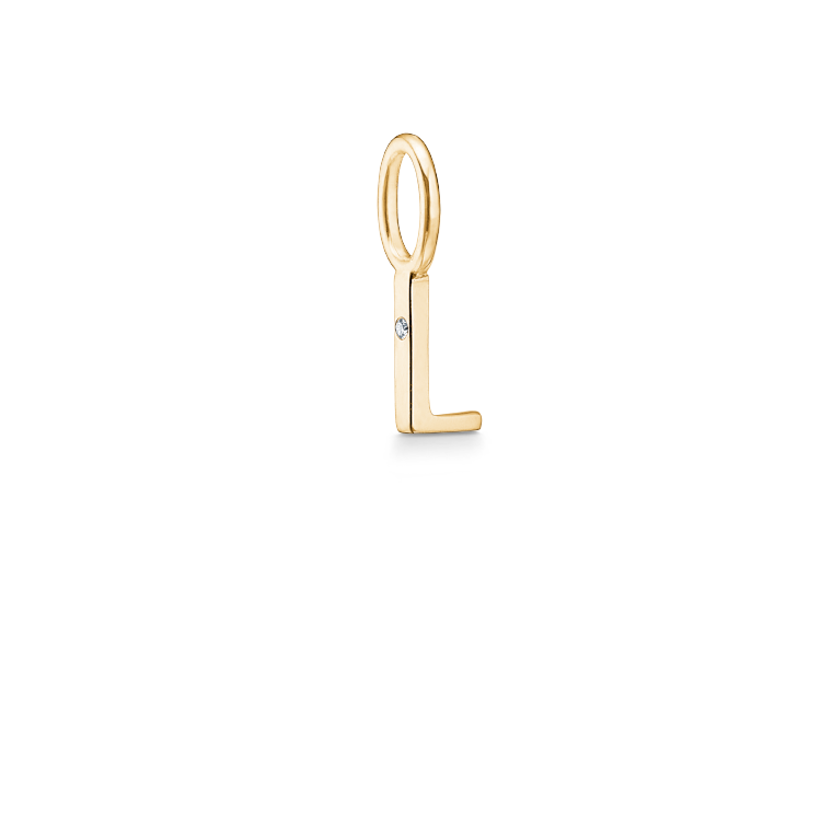 My L Pendant - 18kt Yellow Gold