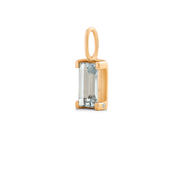 Nord Blue Pendant - 18kt Yellow Gold