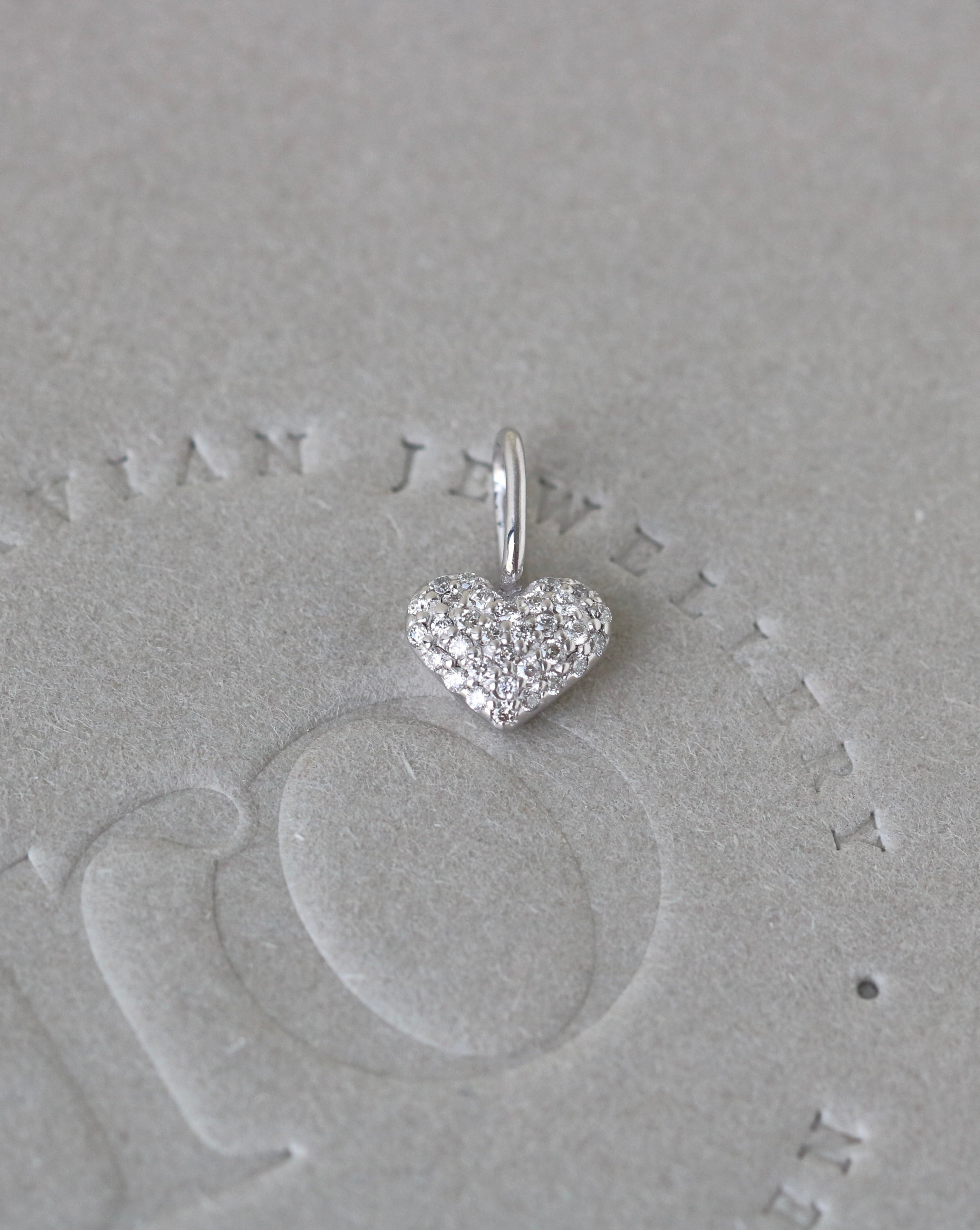 Symbols My heart Diamond Pendant - 18kt White Gold