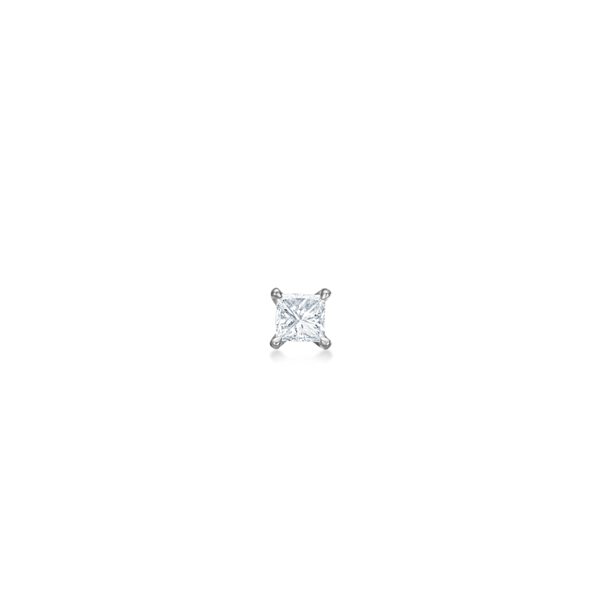 Meant to Be Her Forever Earring I - 18kt White Gold