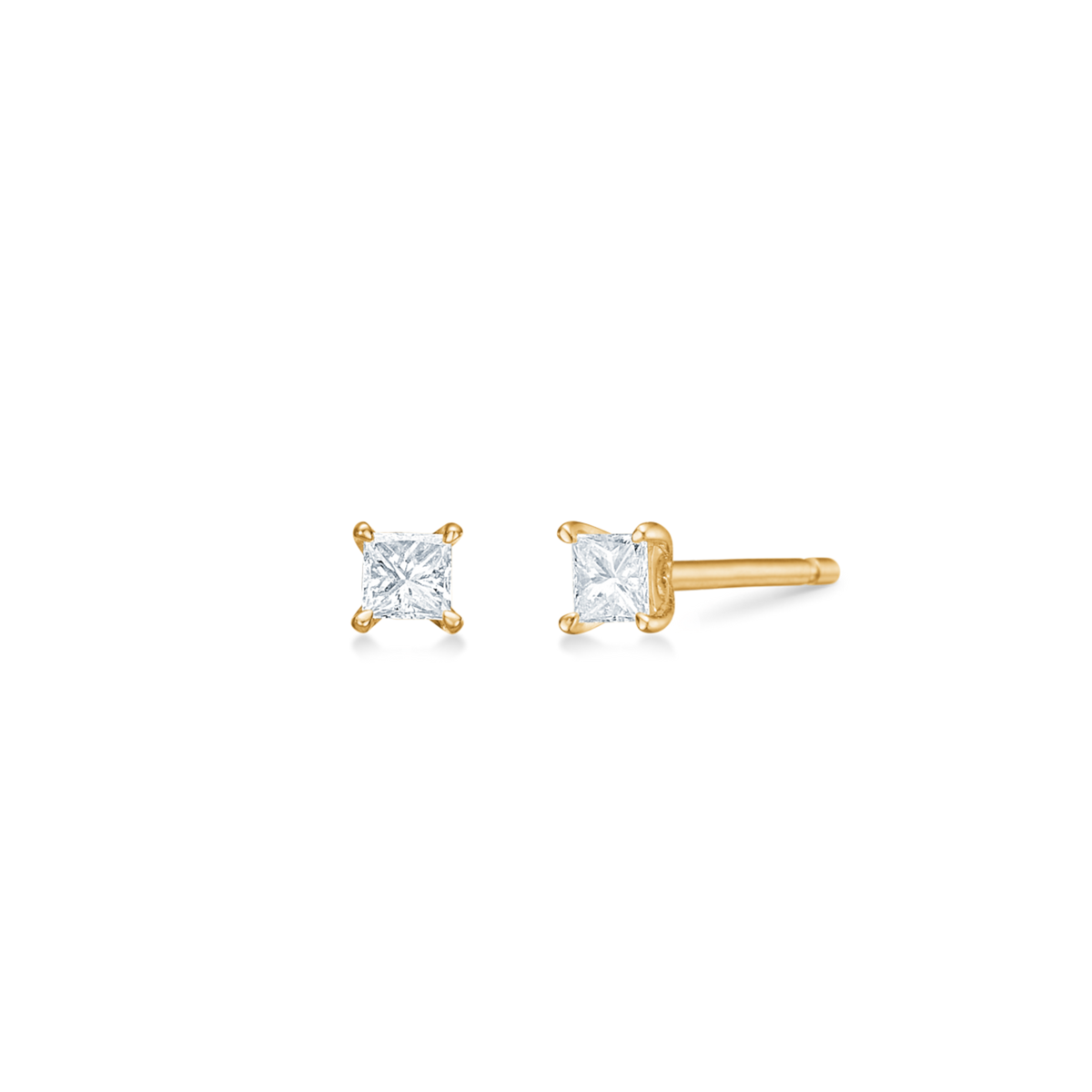 Meant to Be Her Forever Earring I - 18kt Yellow Gold