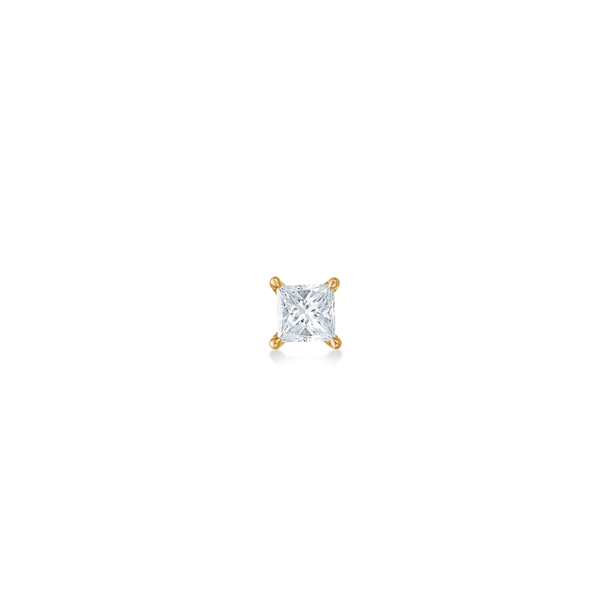 Meant to Be Her Forever Earring II - 18kt Yellow Gold