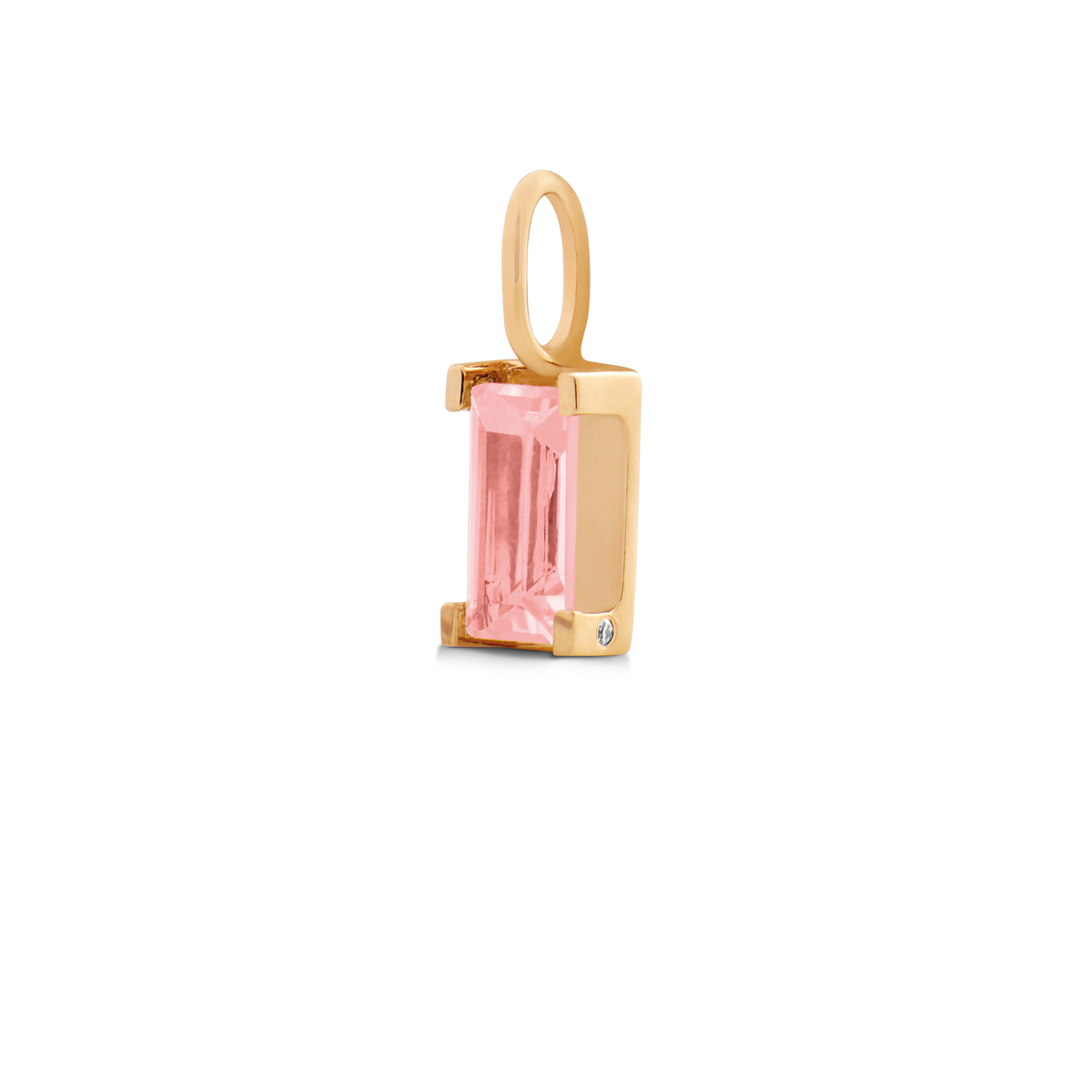 Nord Pink Pendant - 18kt Yellow Gold