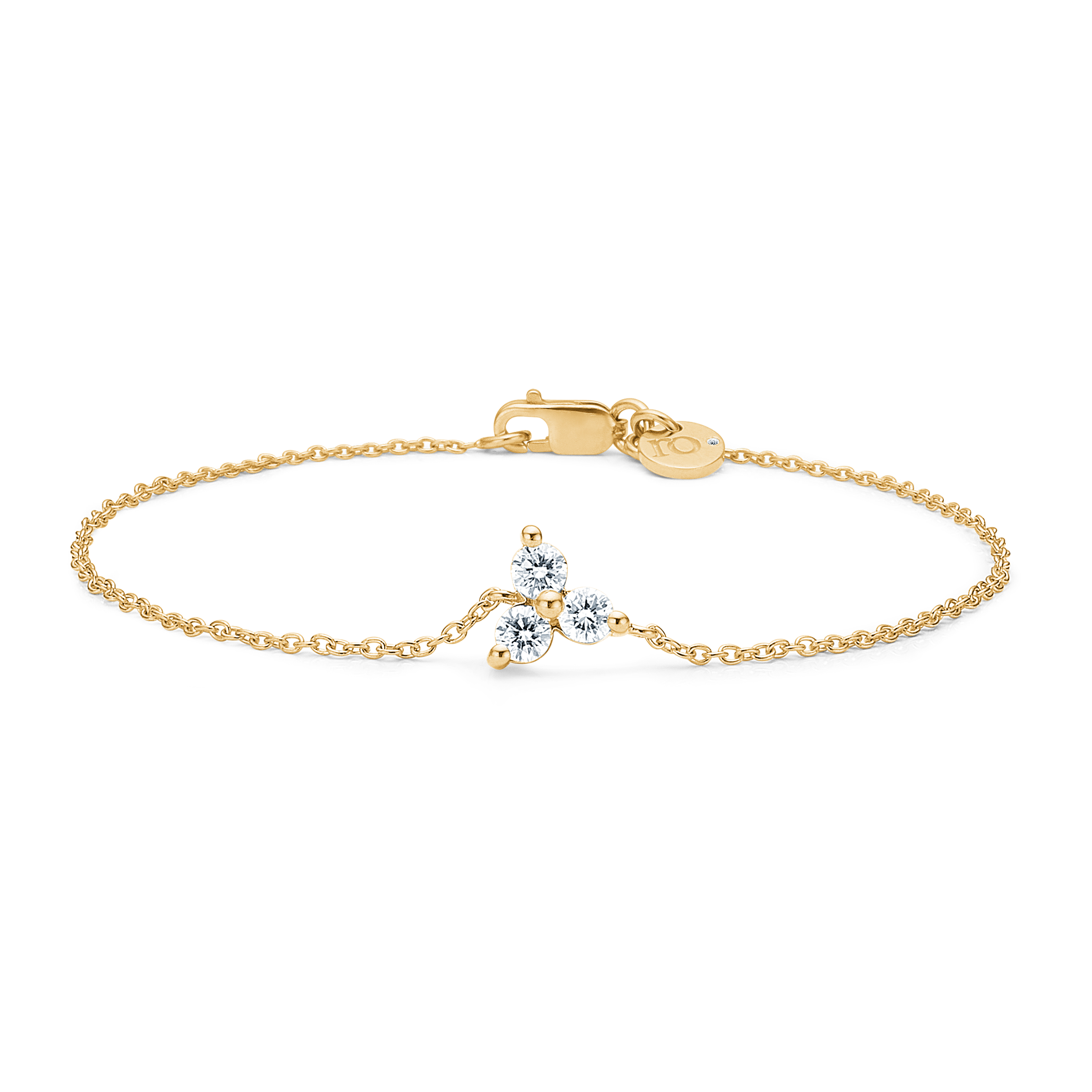 Fryd Diamond Bracelet - 18kt Yellow Gold