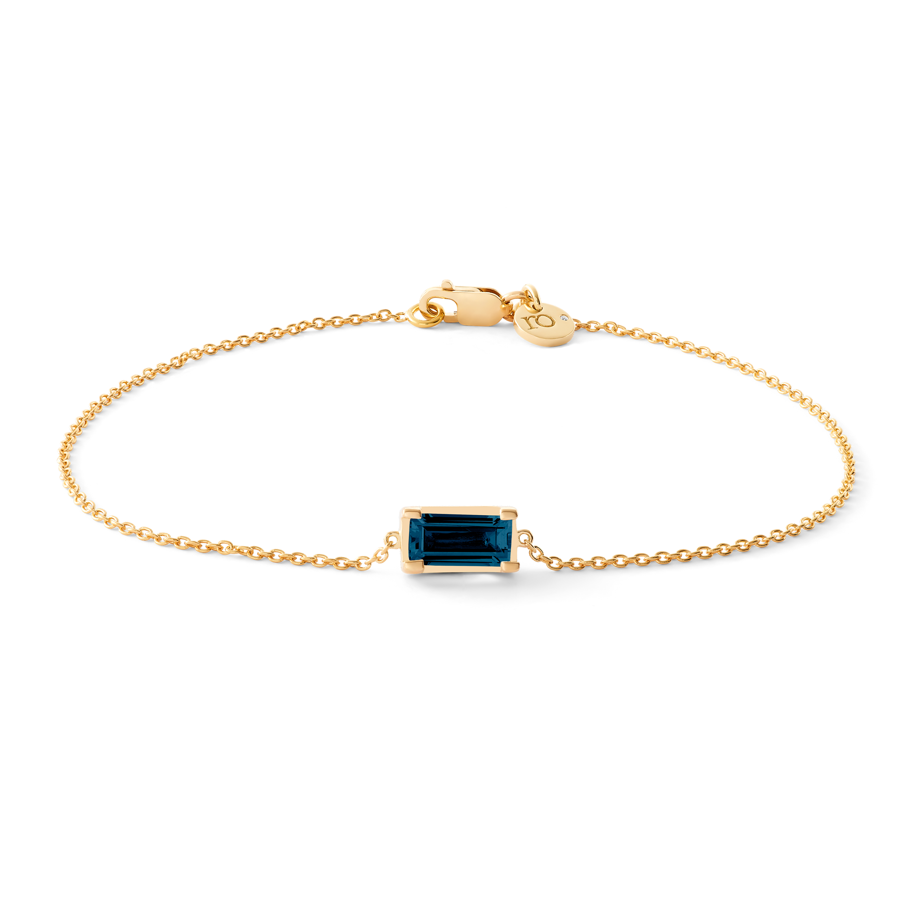 Nord London Blue Bracelet - 18kt Yellow Gold