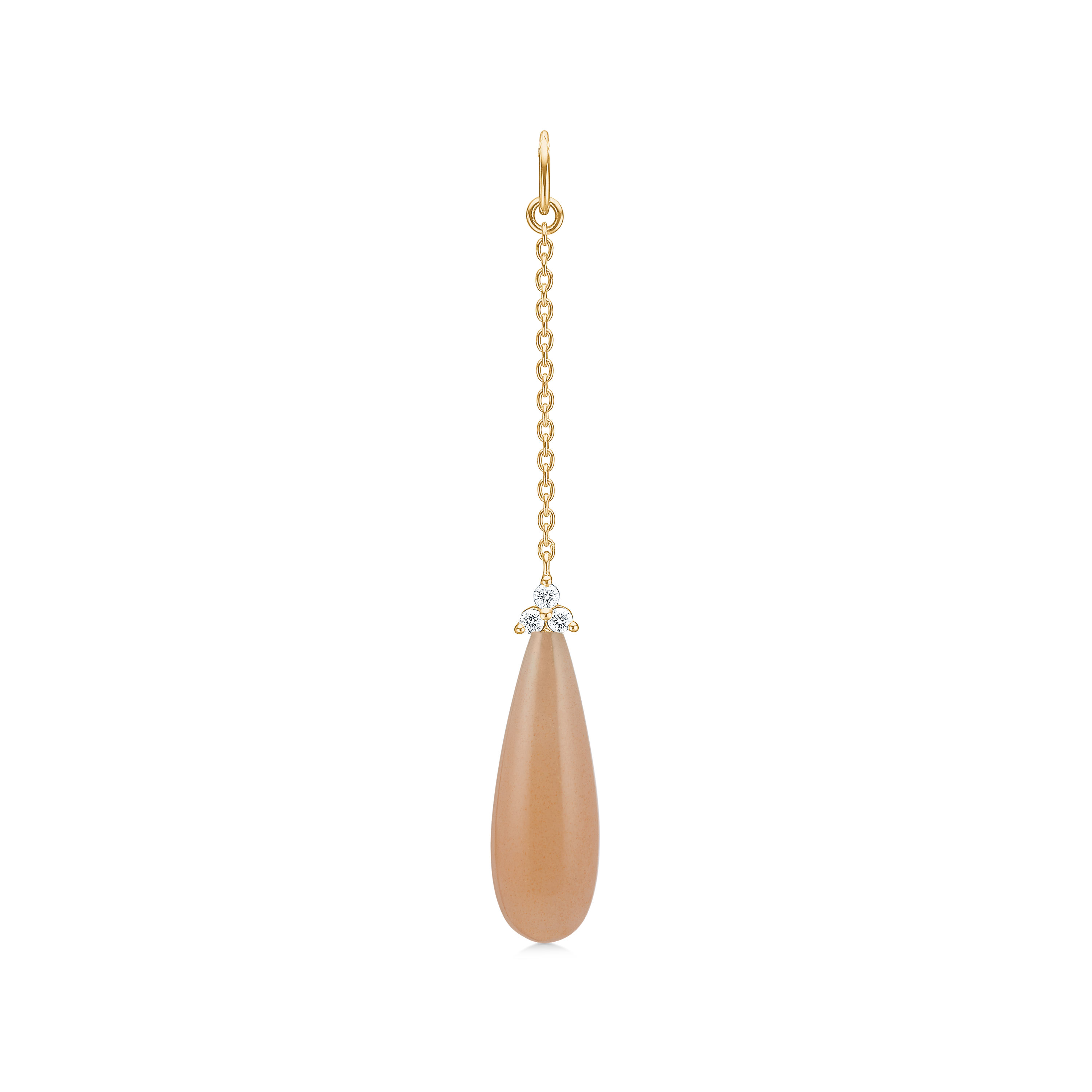 Fryd Blush Ear-Pendant - 18kt Yellow Gold