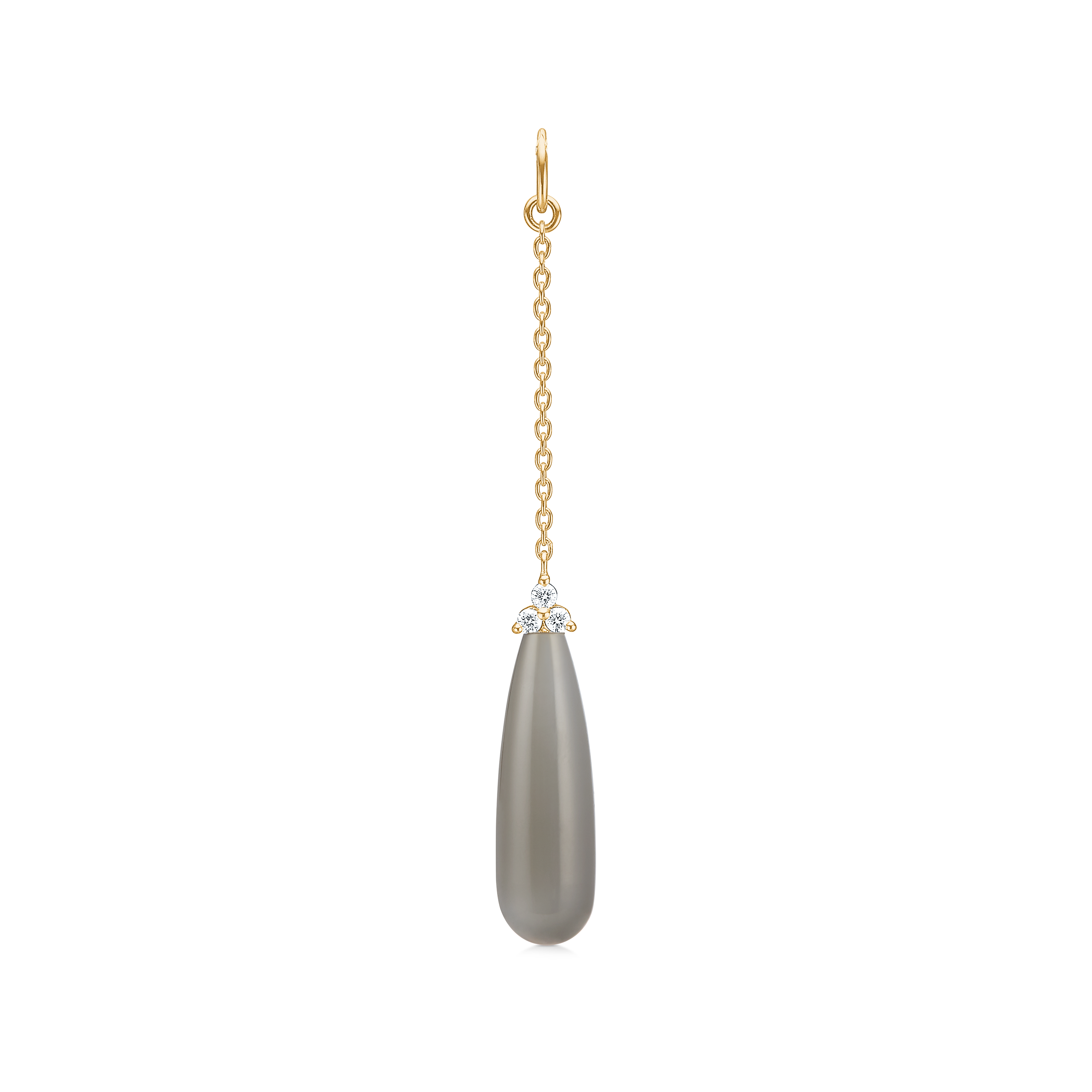 Fryd Grey Ear-Pendant - 18kt Yellow Gold