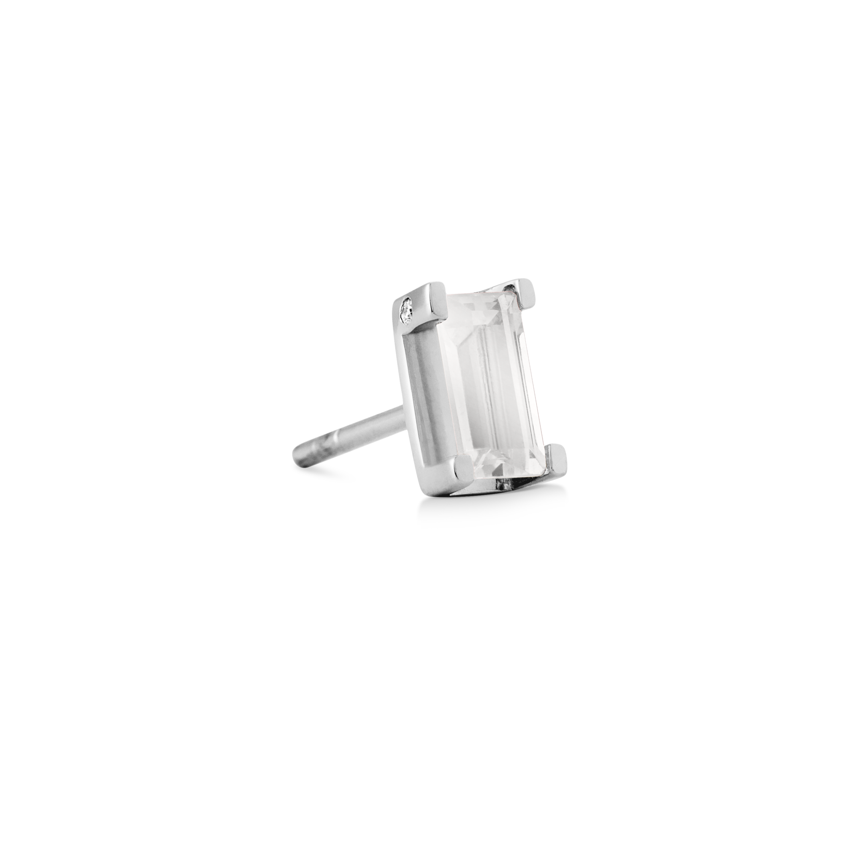 Nord White Earring - 18kt White Gold