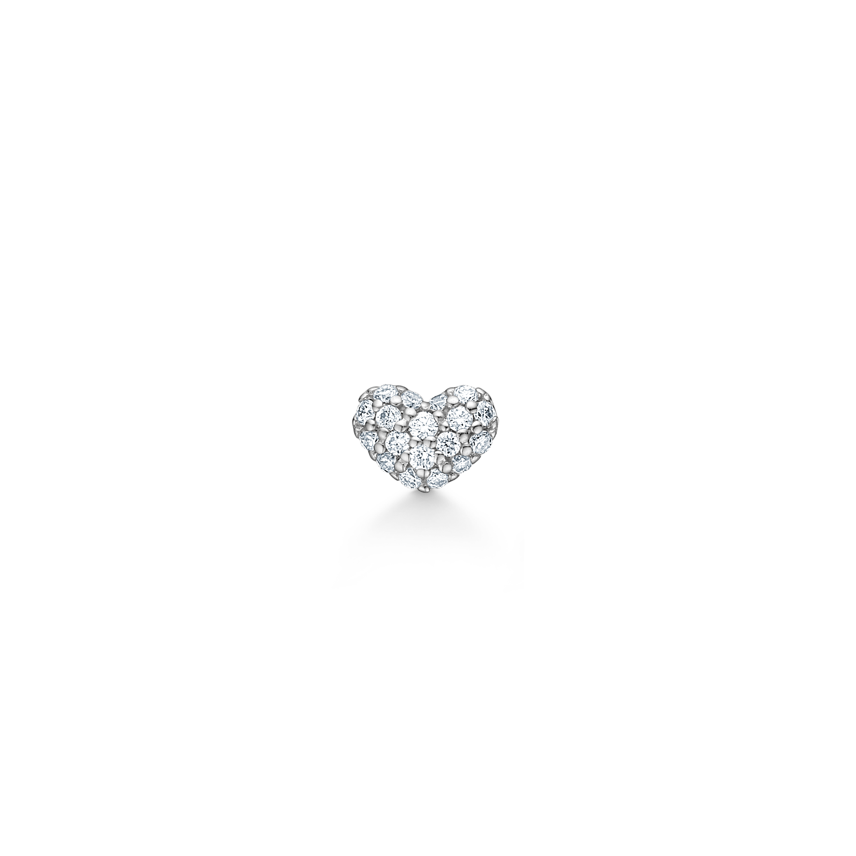 Symbols My Heart Diamond Earring - 18kt White gold