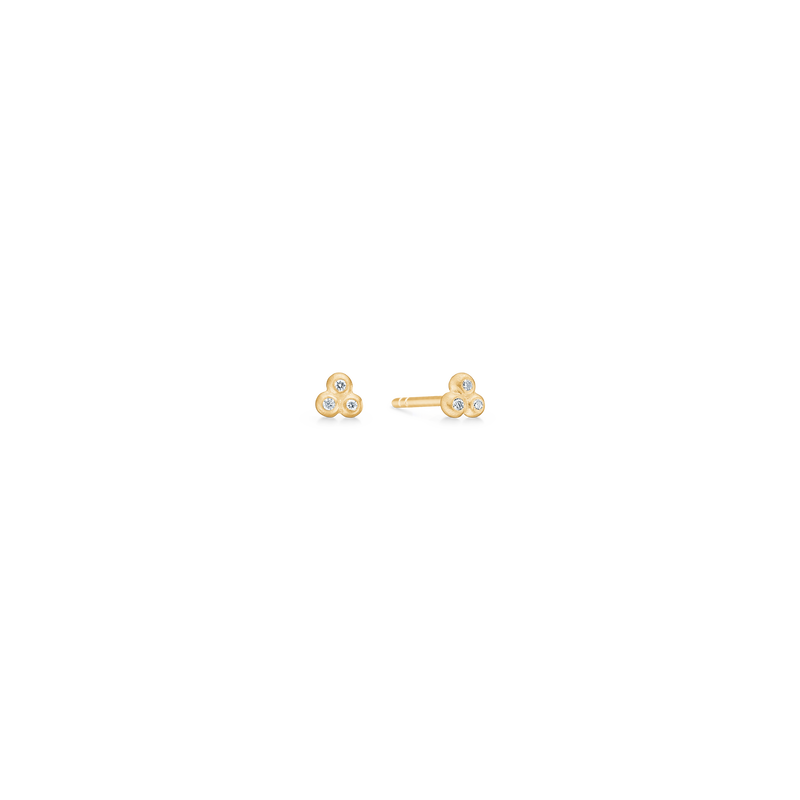 Orbit Dot earring - 18kt Yellow Gold