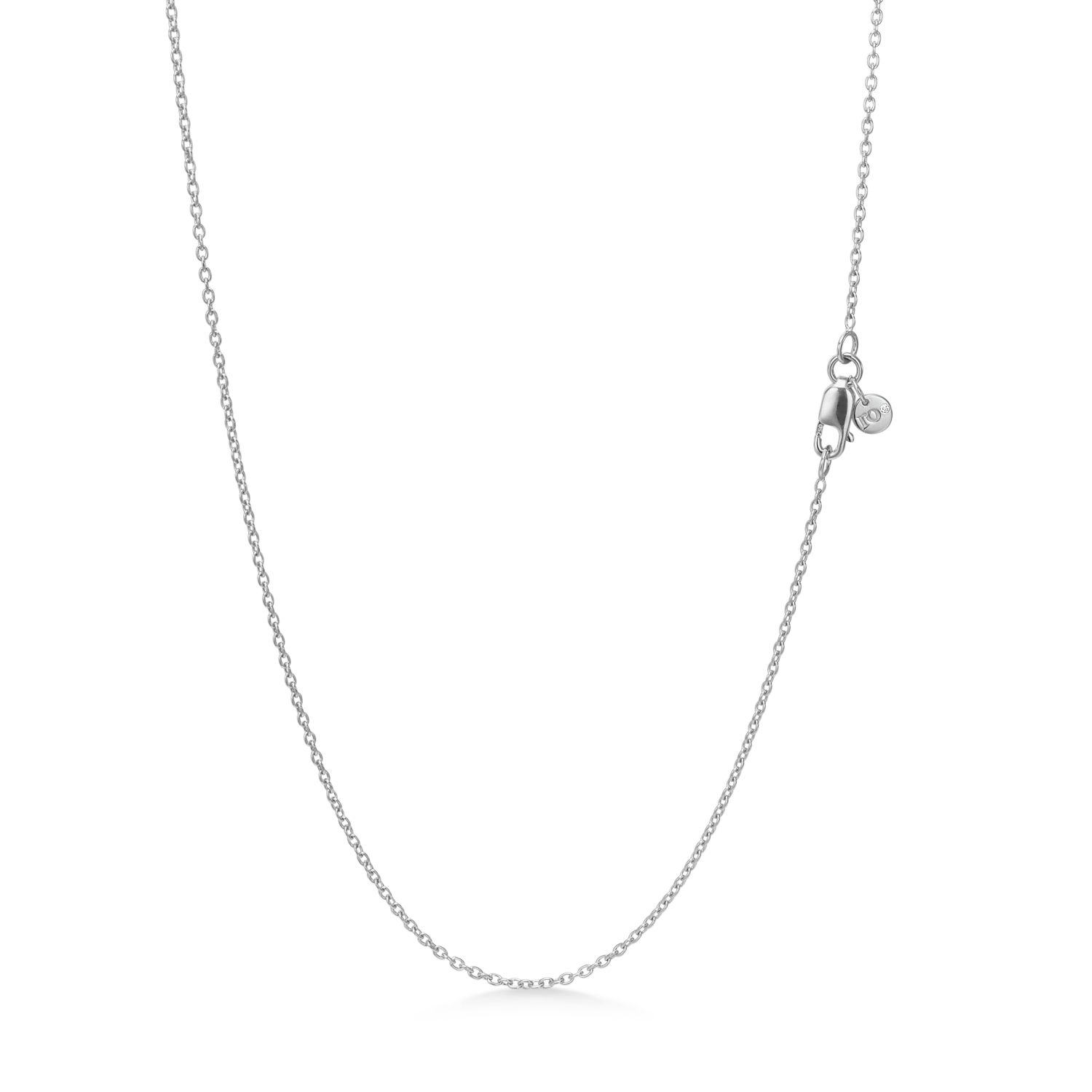 Ro Necklace - 18kt White Gold