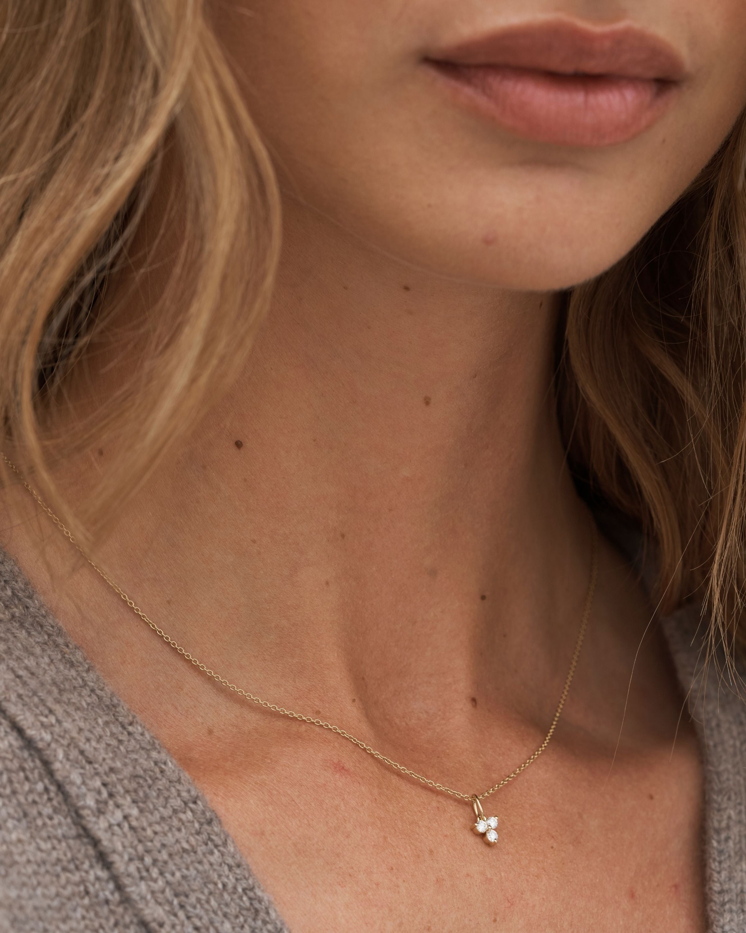 Fryd Diamond Pendant - 18kt Yellow Gold