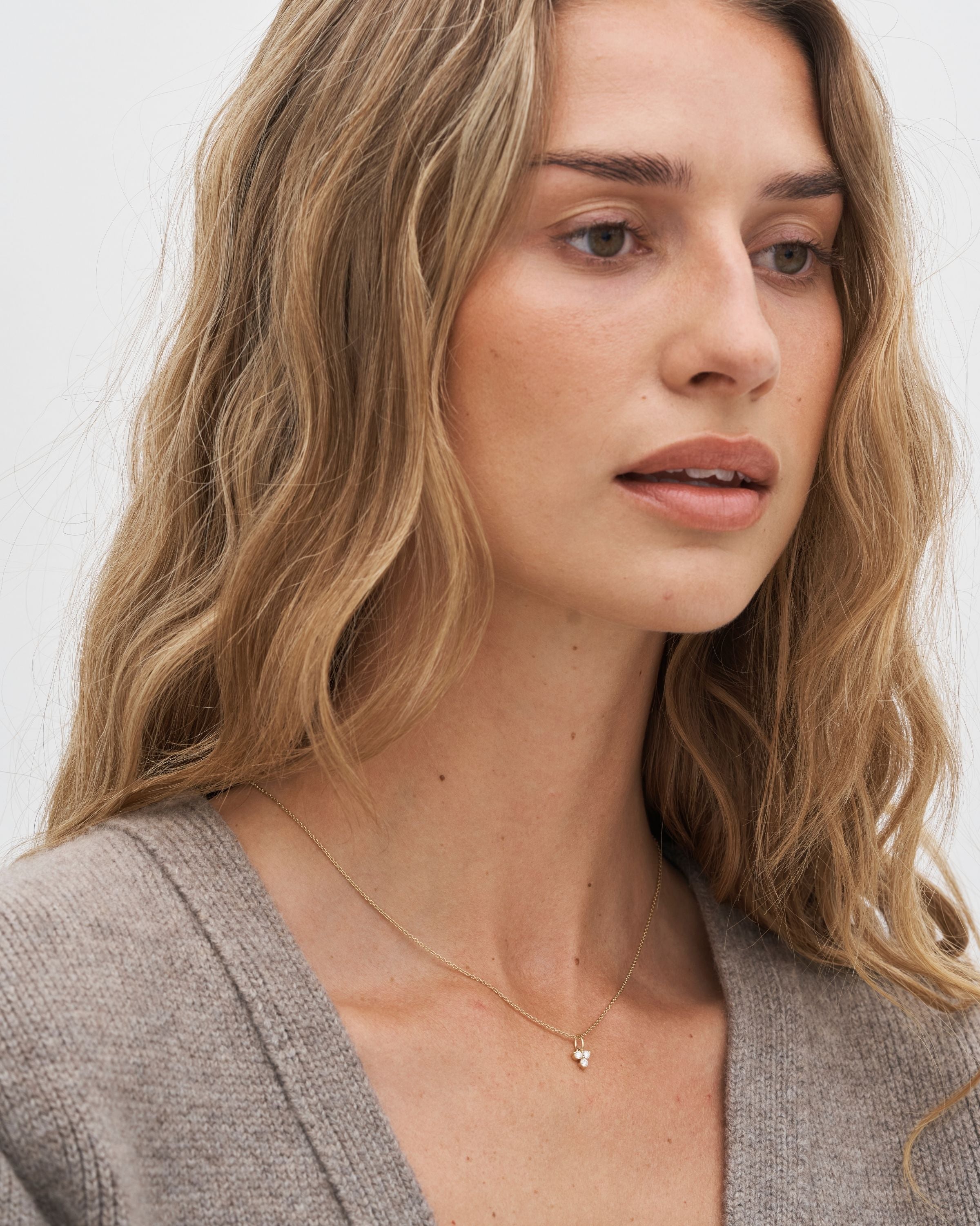 Fryd Diamond Pendant - 18kt Yellow Gold