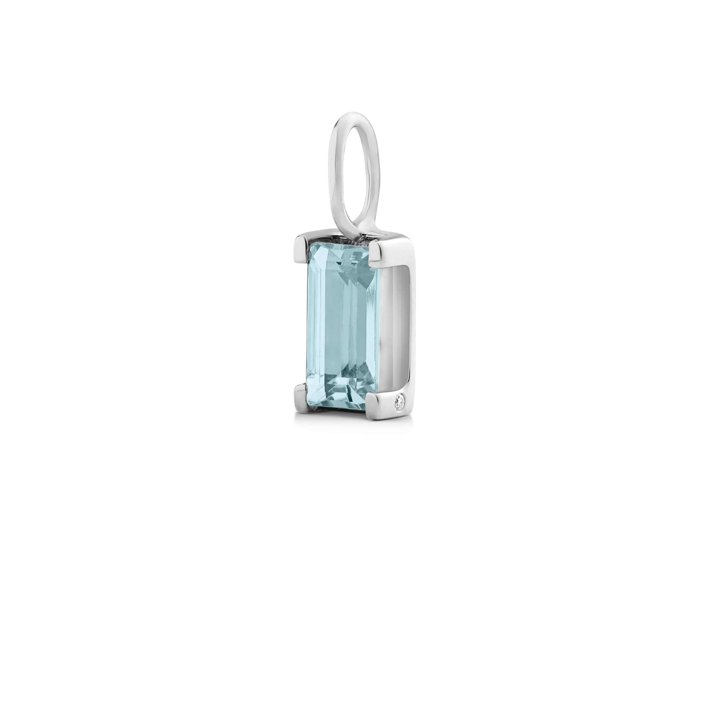 Nord Blue Pendant - 18kt White Gold