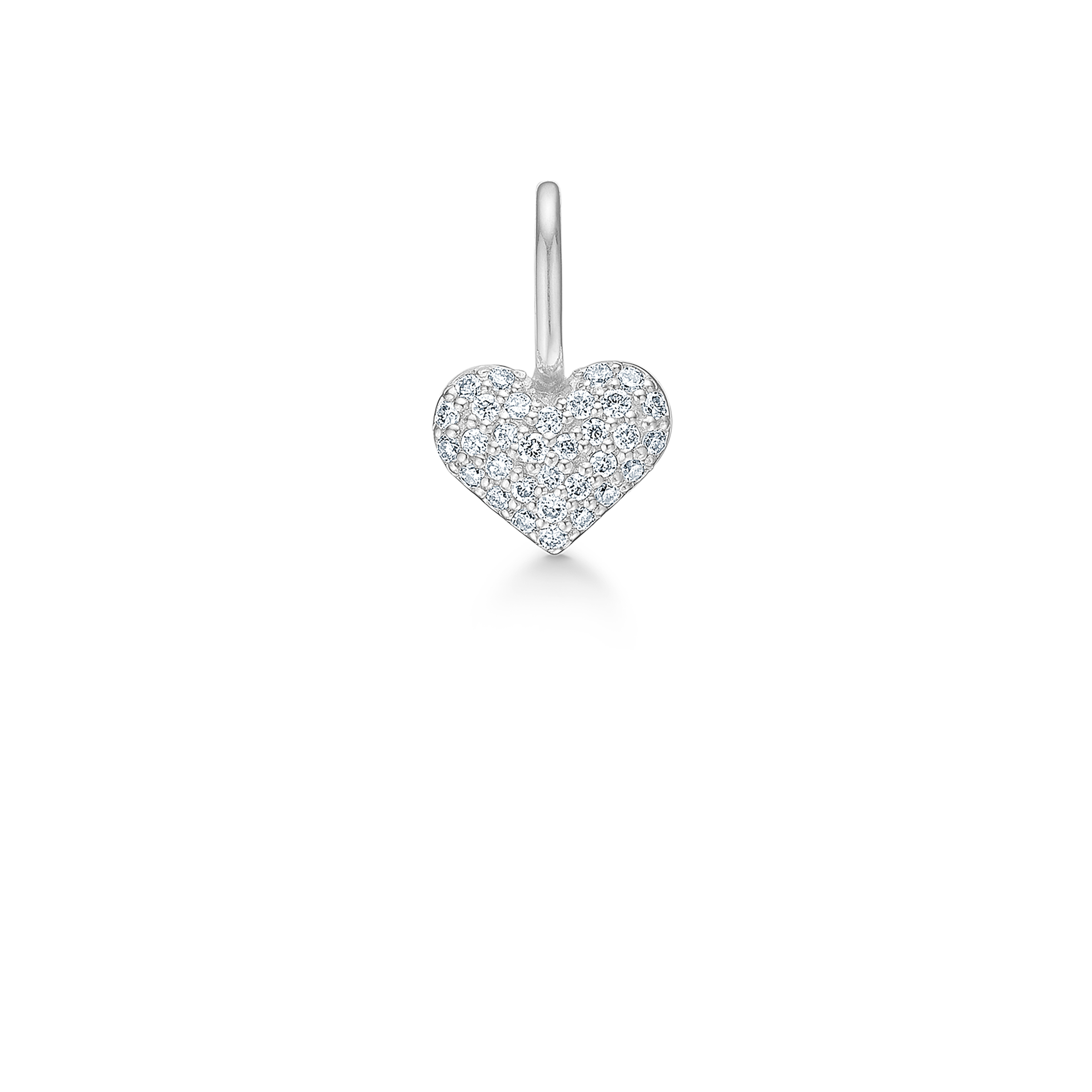 Symbols My heart Diamond Pendant - 18kt White Gold