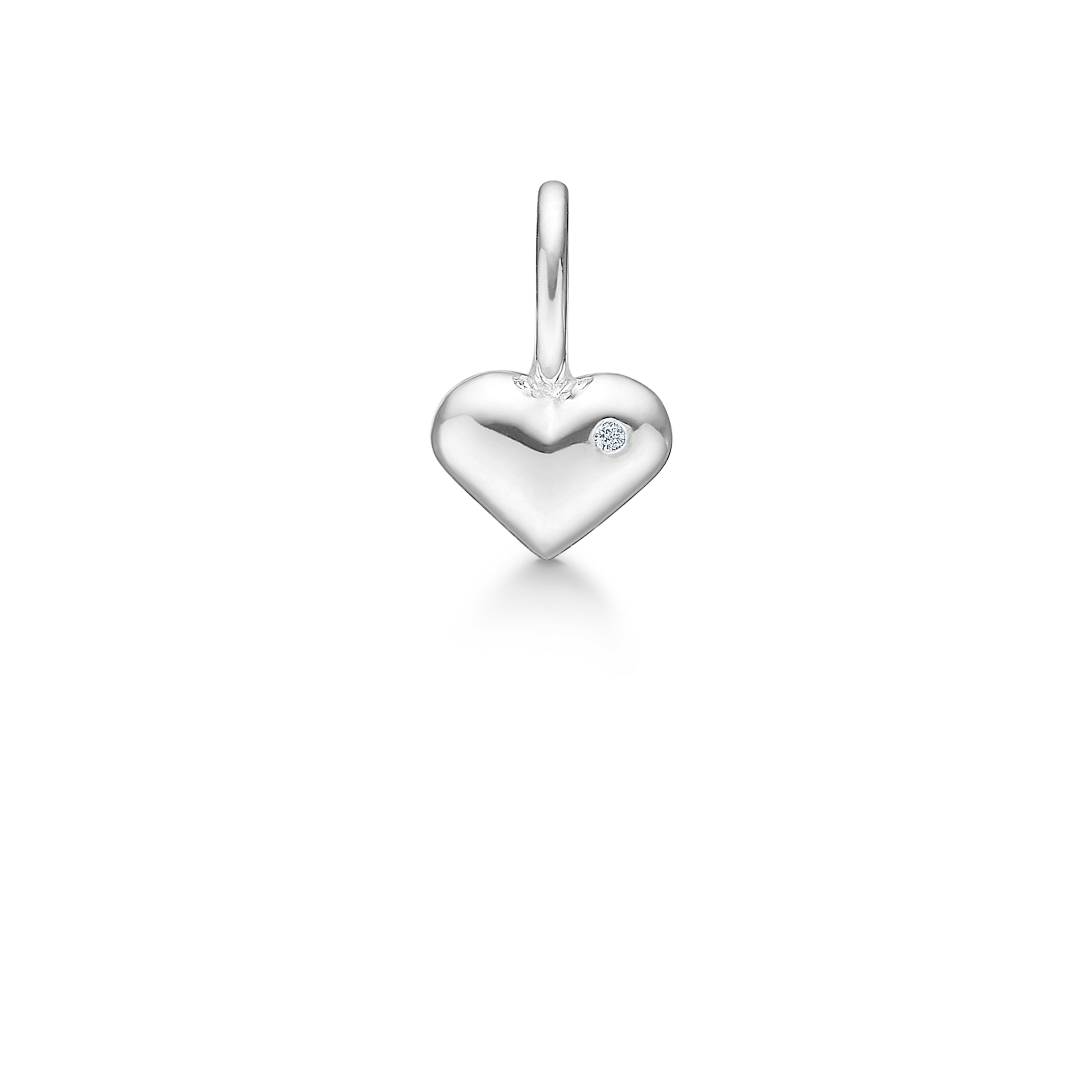 Symbols My Heart Pendant - 18kt White Gold