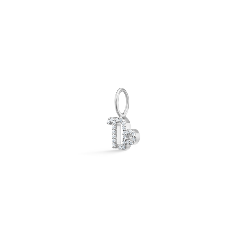 My Zodiac diamond Capricorn Pendant - 18kt White Gold