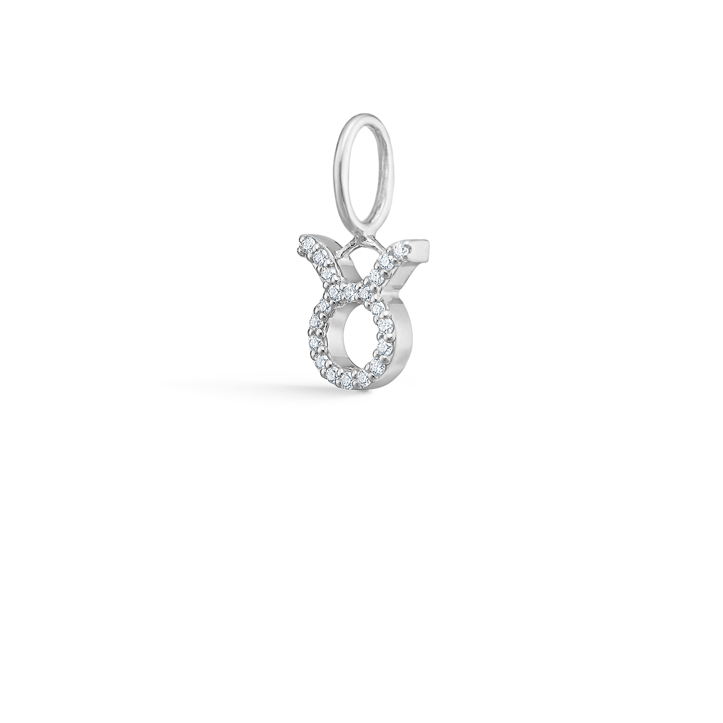 My Taurus Diamond Pendant - 18kt White Gold