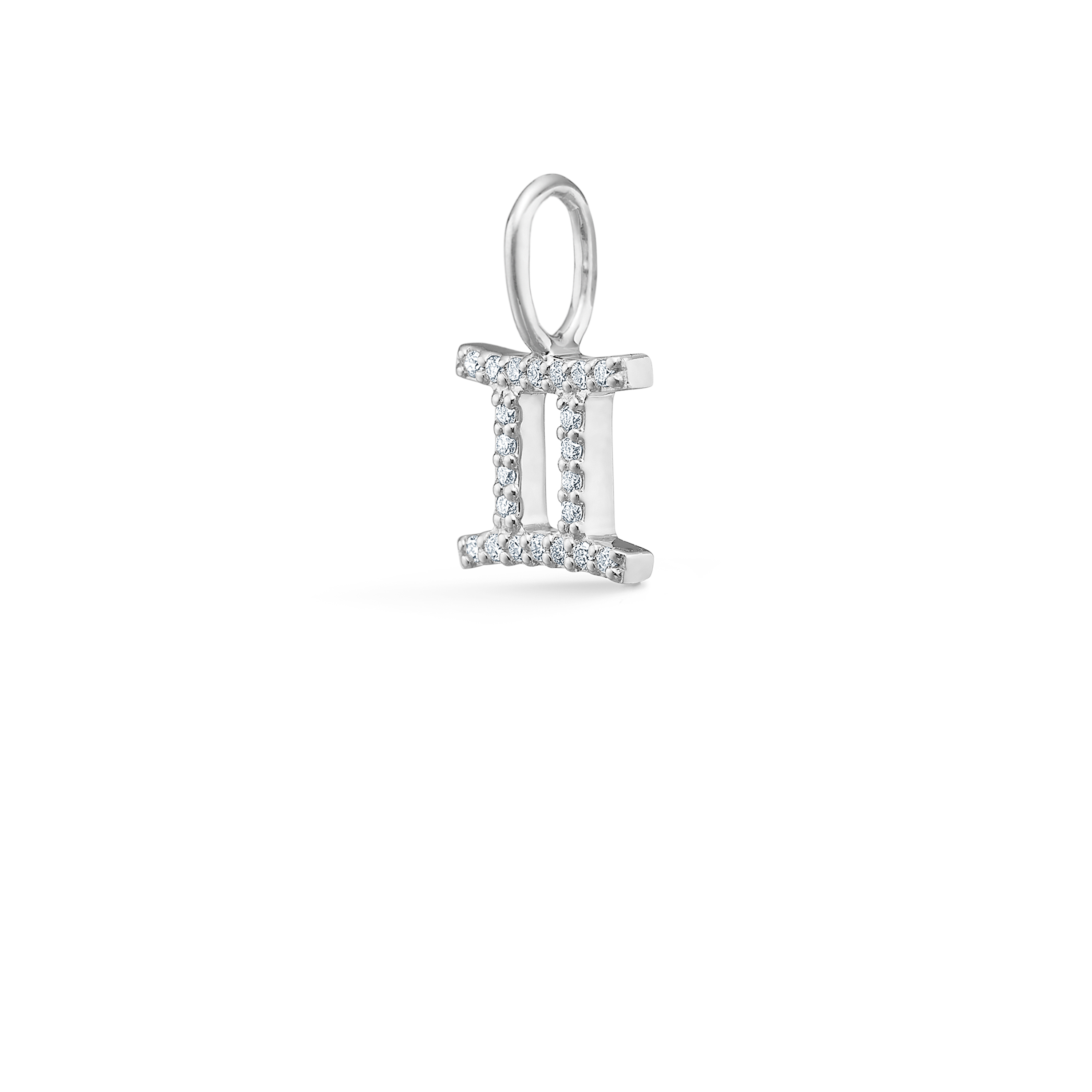 My Gemini Diamond Pendant - 18kt White Gold
