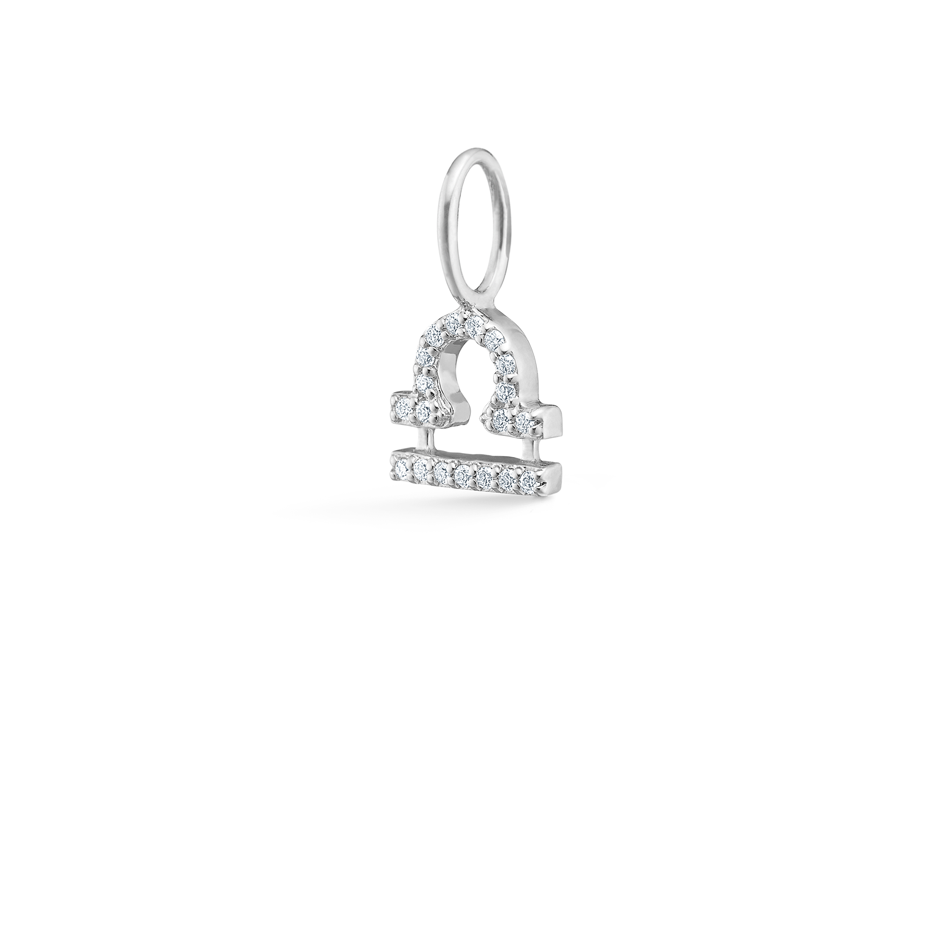 My Libra Diamond Pendant - 18kt White Gold