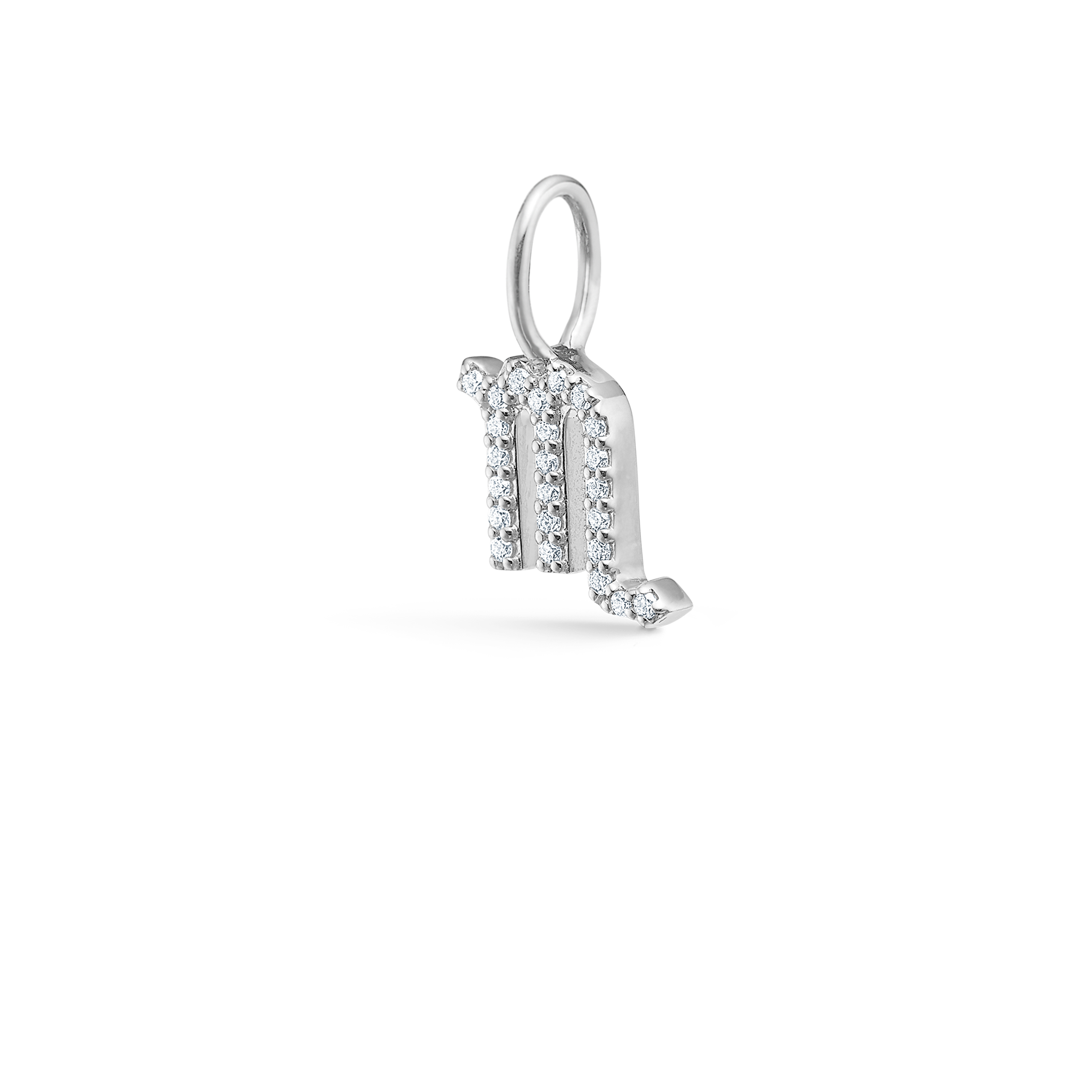 My Scorpio Diamond Pendant - 18kt White Gold