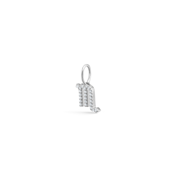 My Scorpio Diamond Pendant - 18kt White Gold