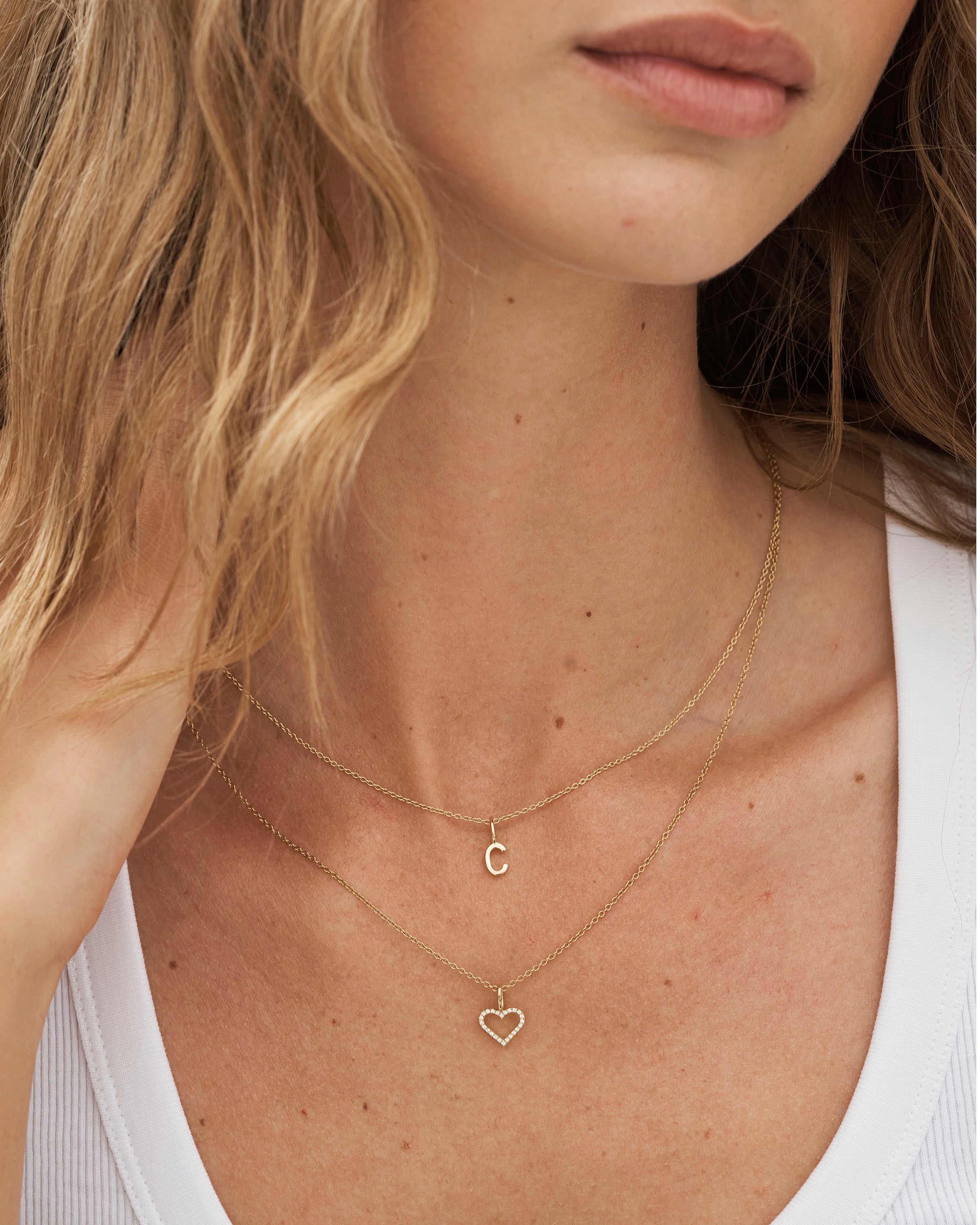My U Pendant - 18kt Yellow Gold