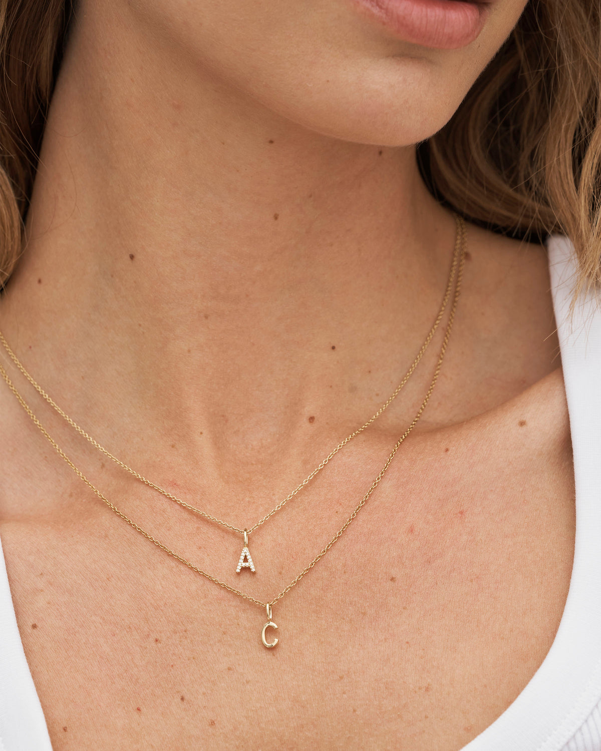 My S Pendant - 18kt Yellow Gold