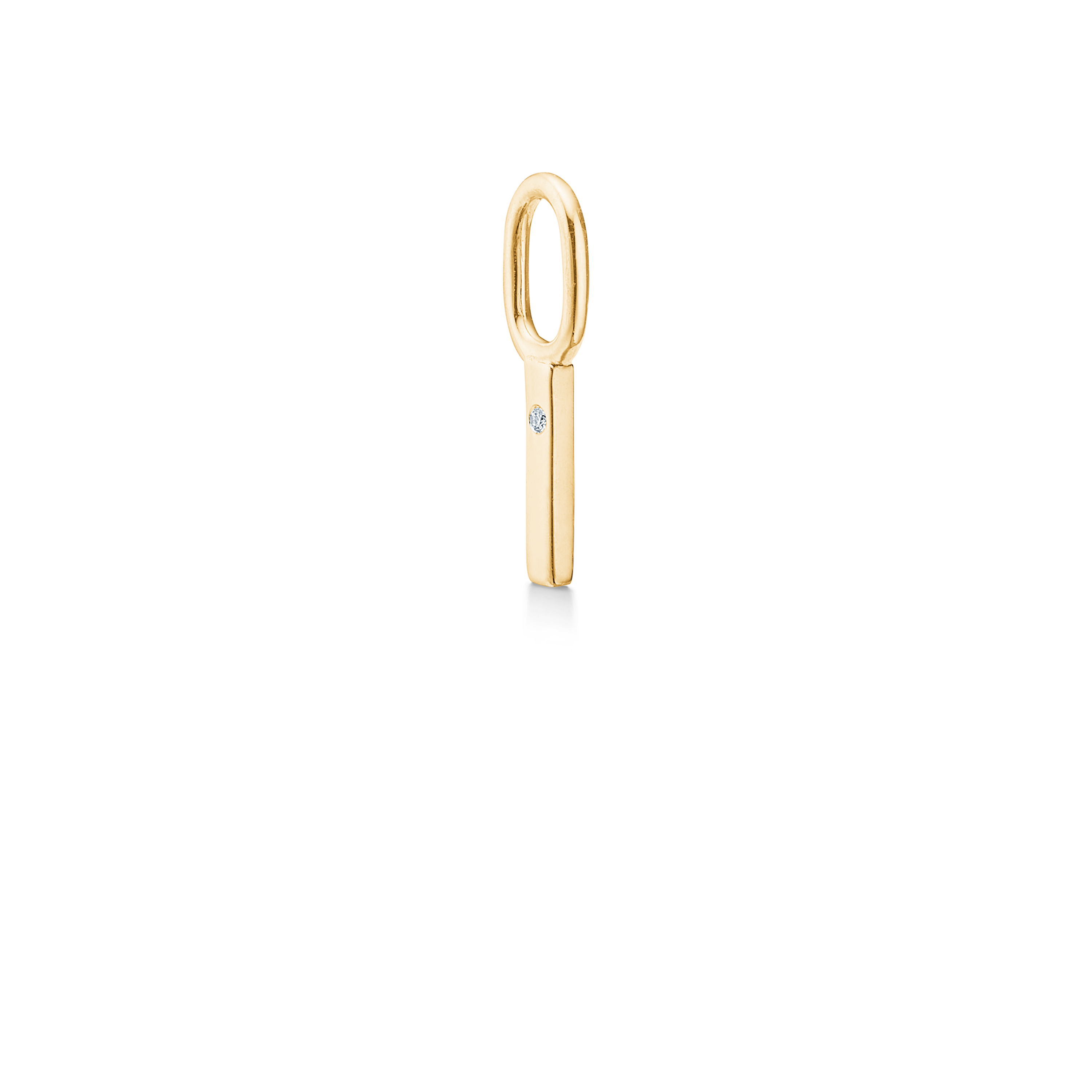 My I Pendant - 18kt Yellow Gold