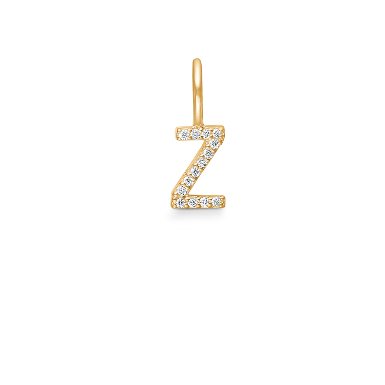 My Z Diamond Pendant - 18kt Yellow Gold