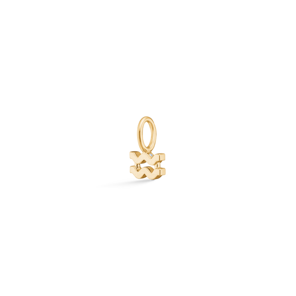 My Zodiac Aquarius Pendant - 18kt Yellow Gold