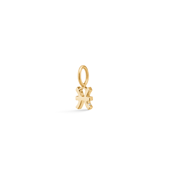 My Zodiac Pisces Pendant - 18kt Yellow Gold