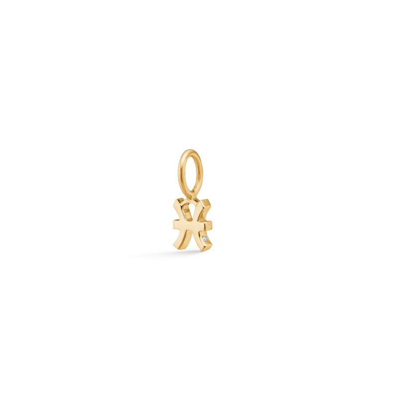 My Zodiac Pisces Pendant - 18kt Yellow Gold