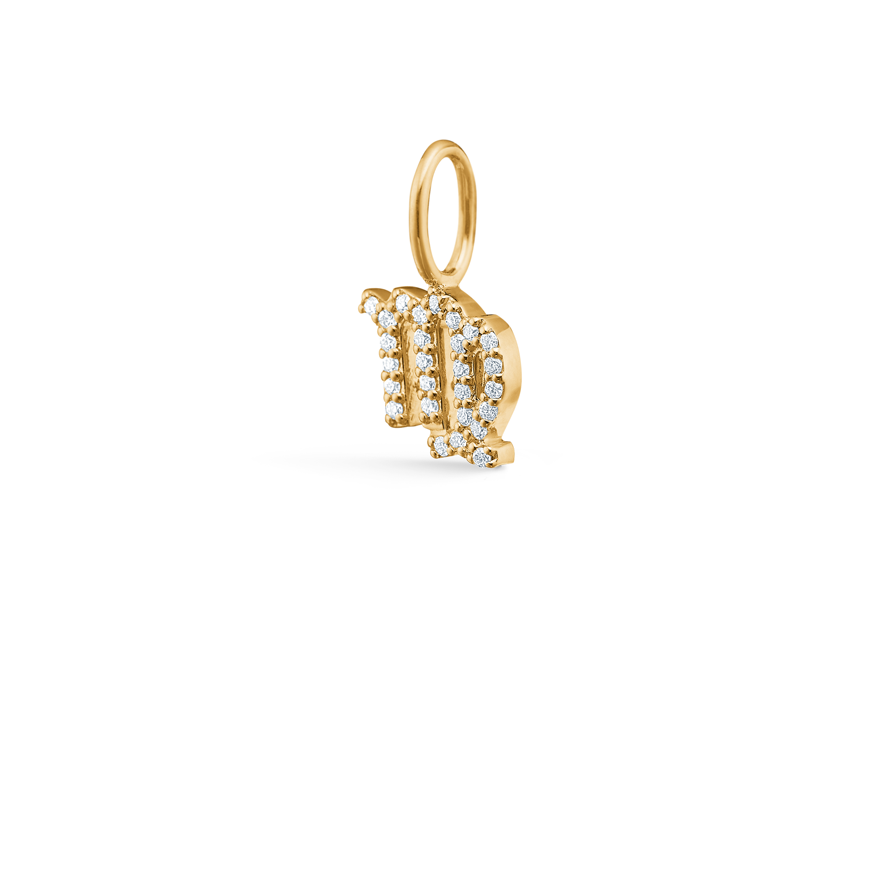 My Virgo Diamond Pendant - 18kt Yellow Gold