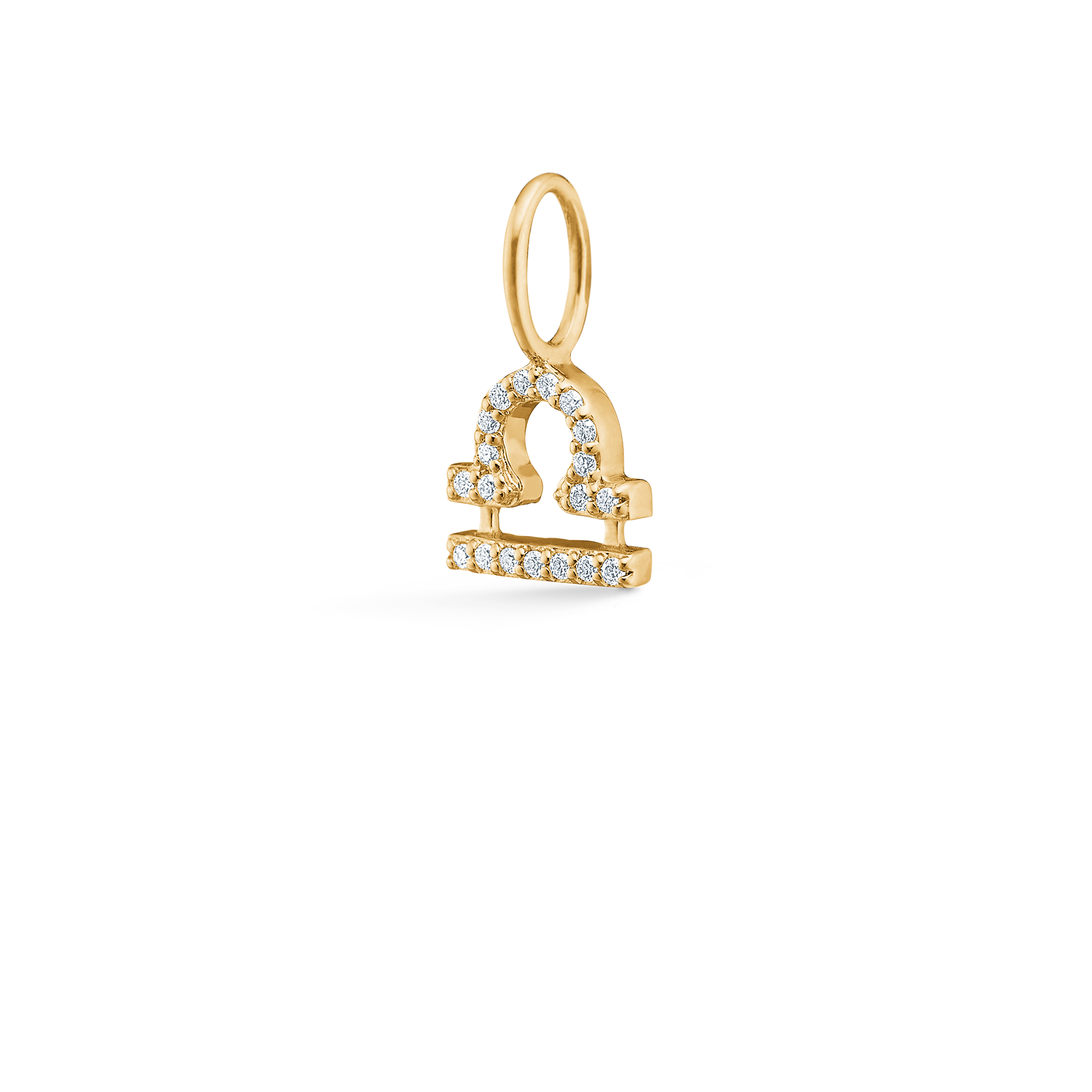 My Libra Diamond Pendant - 18kt Yellow Gold