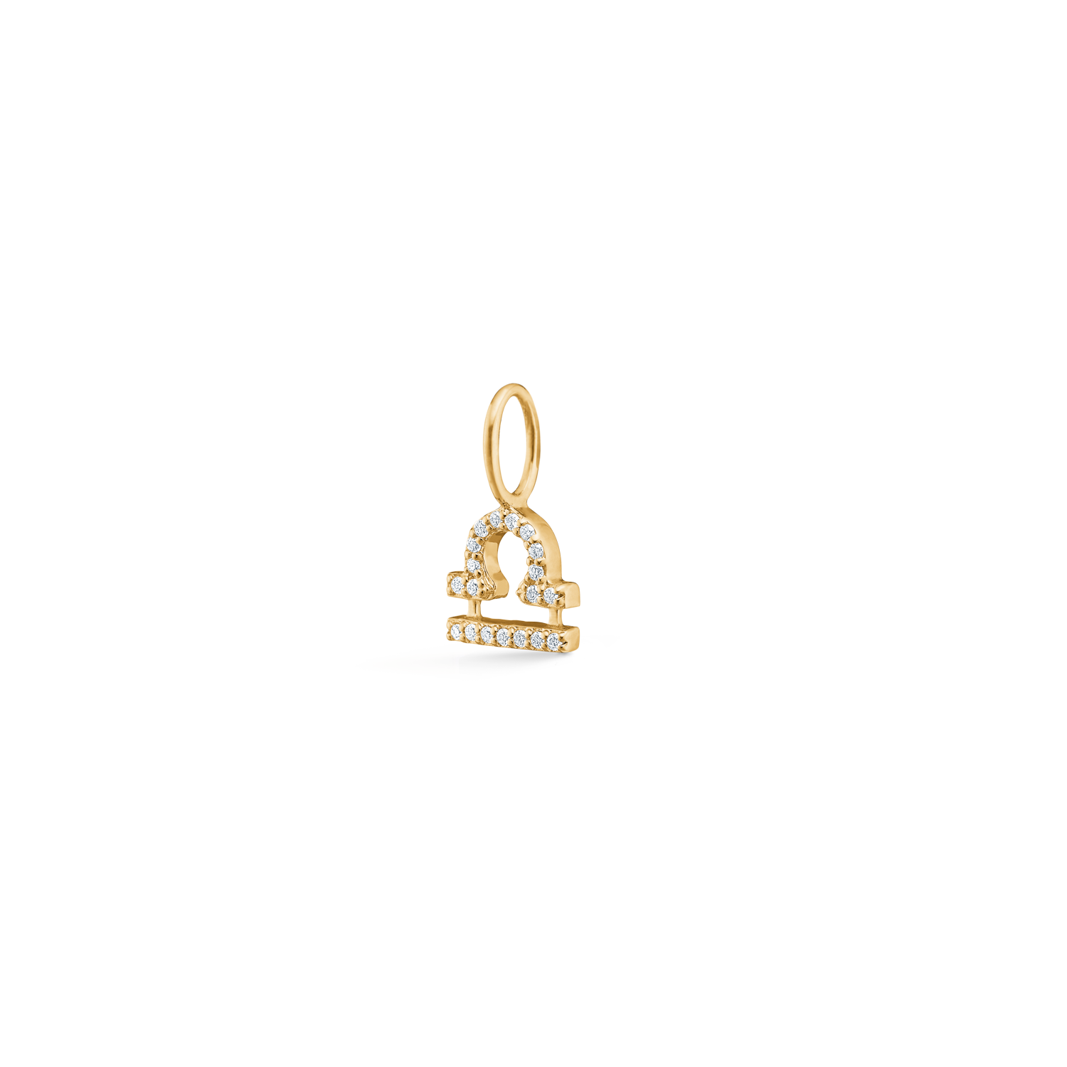 My Libra Diamond Pendant - 18kt Yellow Gold