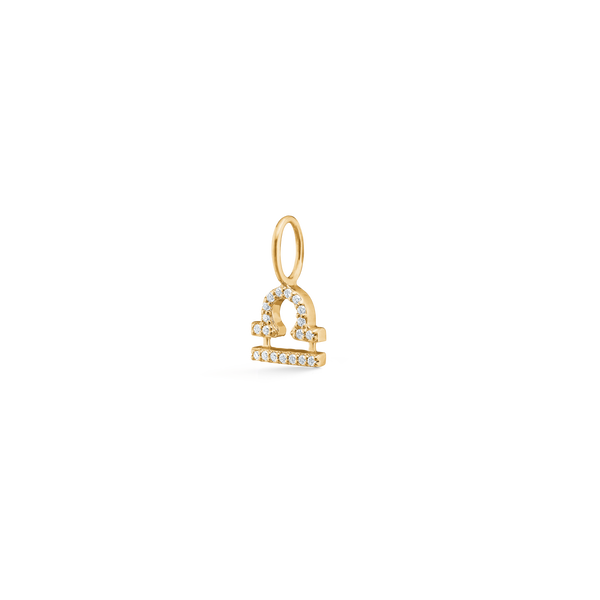 My Zodiac diamond Libra Pendant - 18kt Yellow Gold