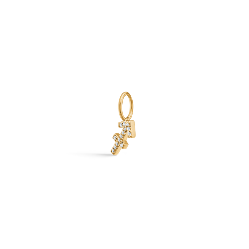 My Zodiac diamond Sagittarius Pendant - 18kt Yellow Gold