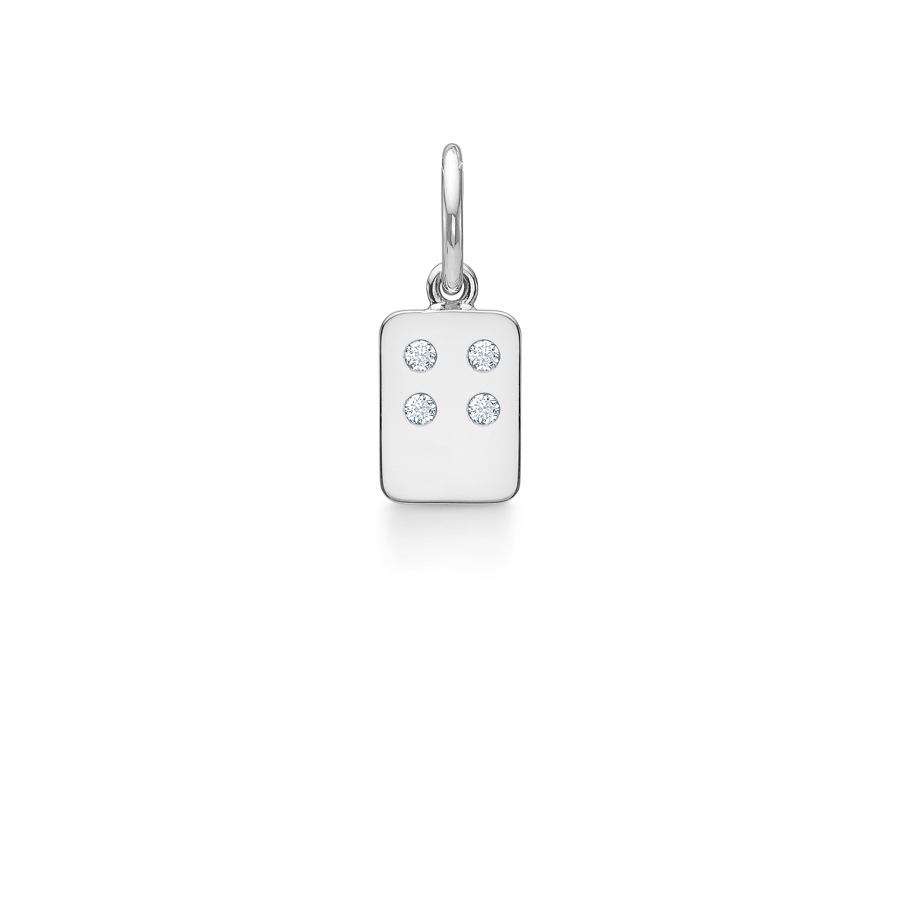 My Secret G Pendant - 18kt White Gold
