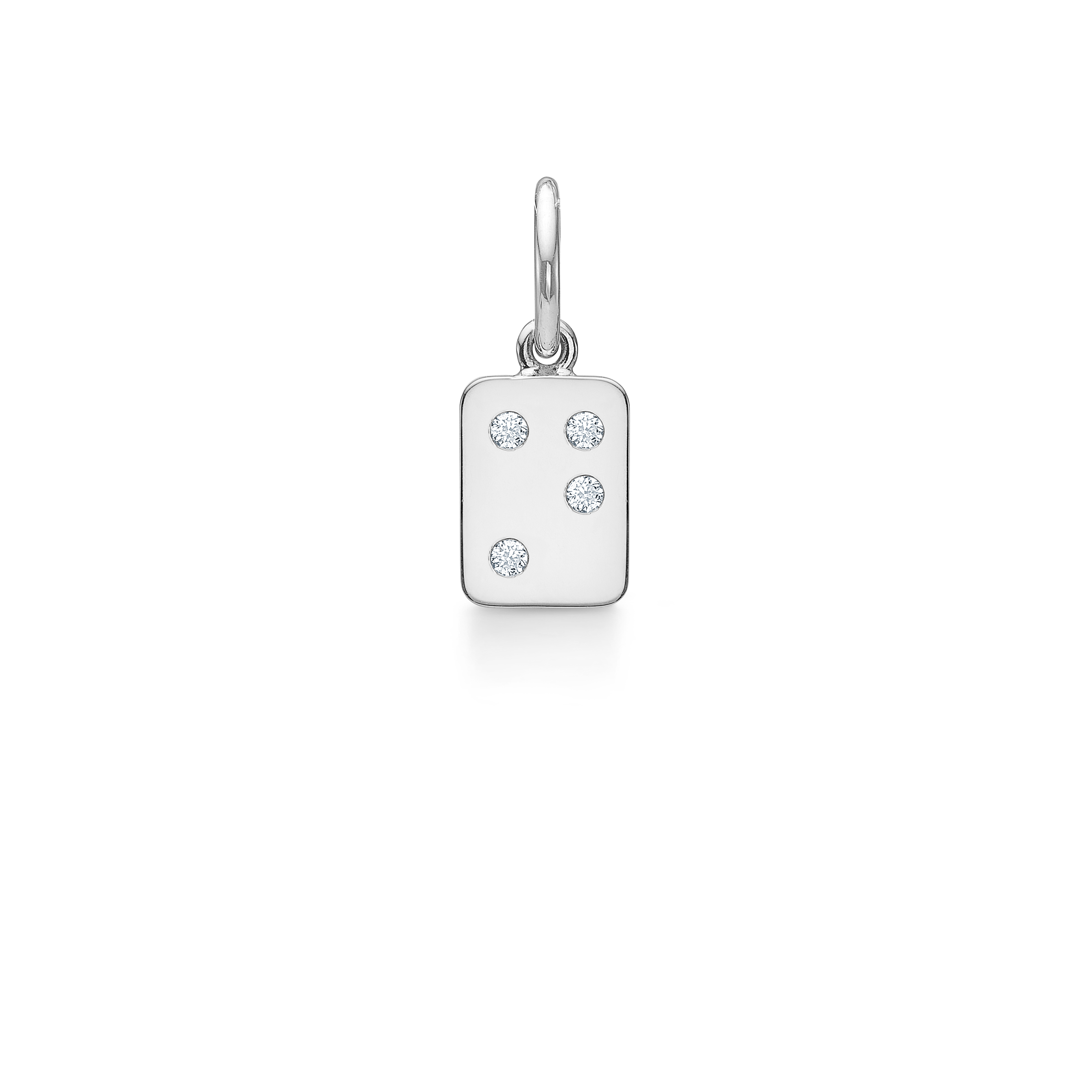 My Secret N Pendant - 18kt White Gold