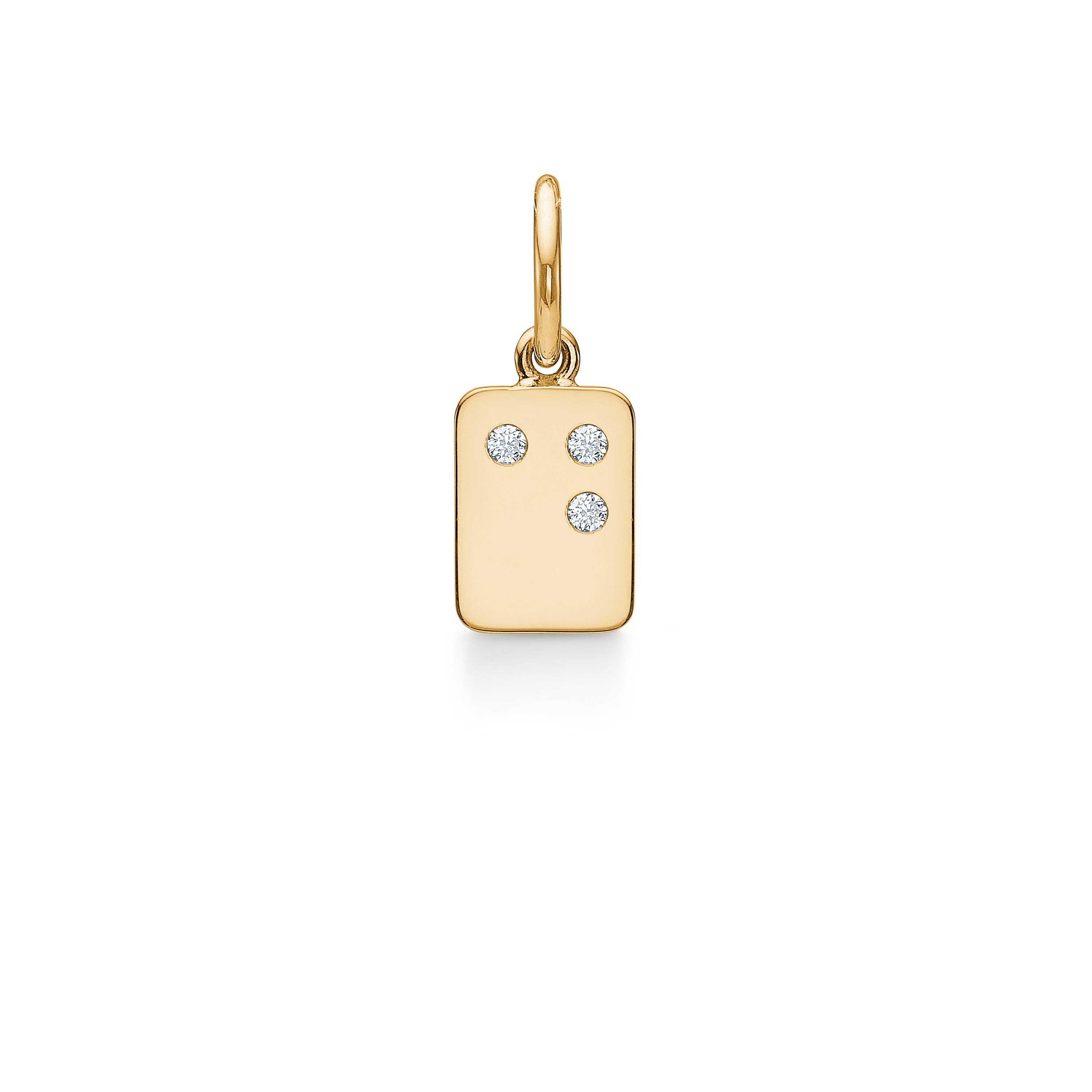 My Secret D Pendant - 18kt Yellow Gold