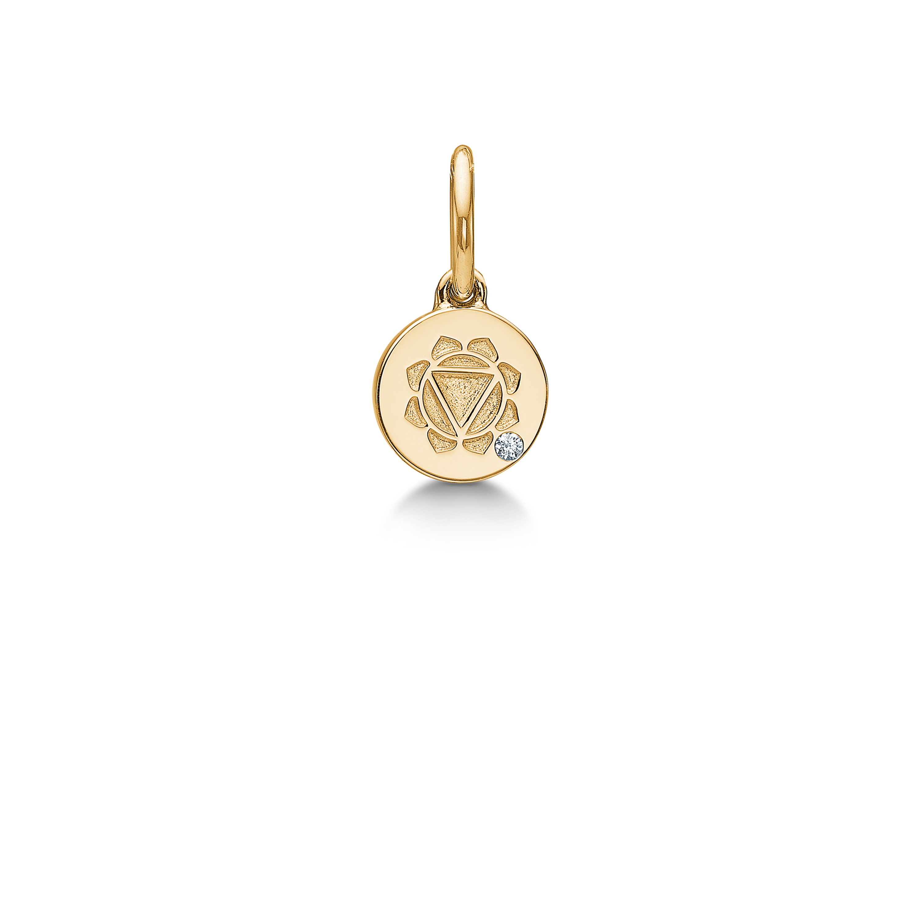 Inner Peace Solar Plexus Chakra Pendant - 18kt Yellow Gold