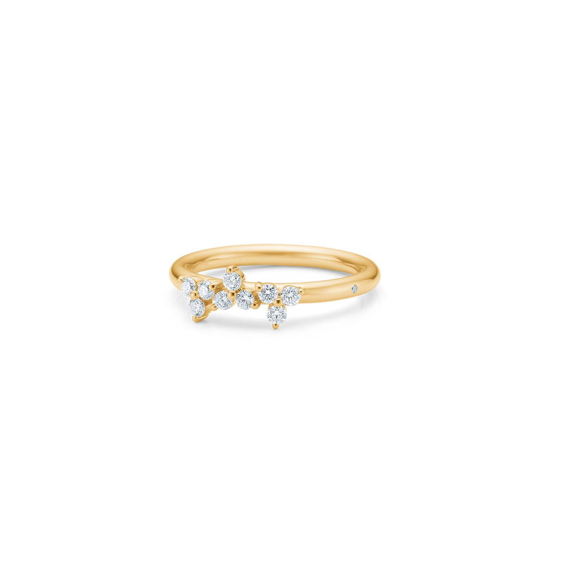 Fryd Diamond Ring M - 18kt Yellow Gold