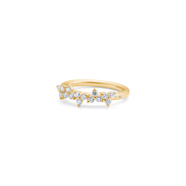 Fryd Diamond Ring L - 18kt Yellow Gold