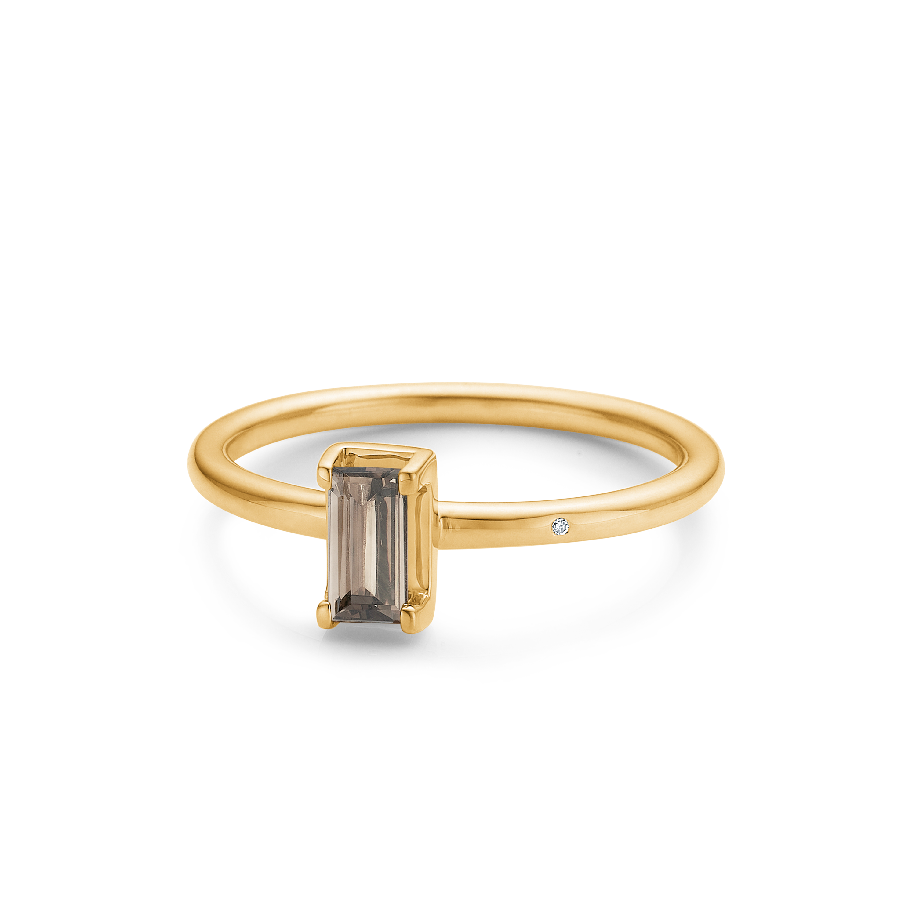Nord Purity Ring S Turned - 18kt Yellow Gold